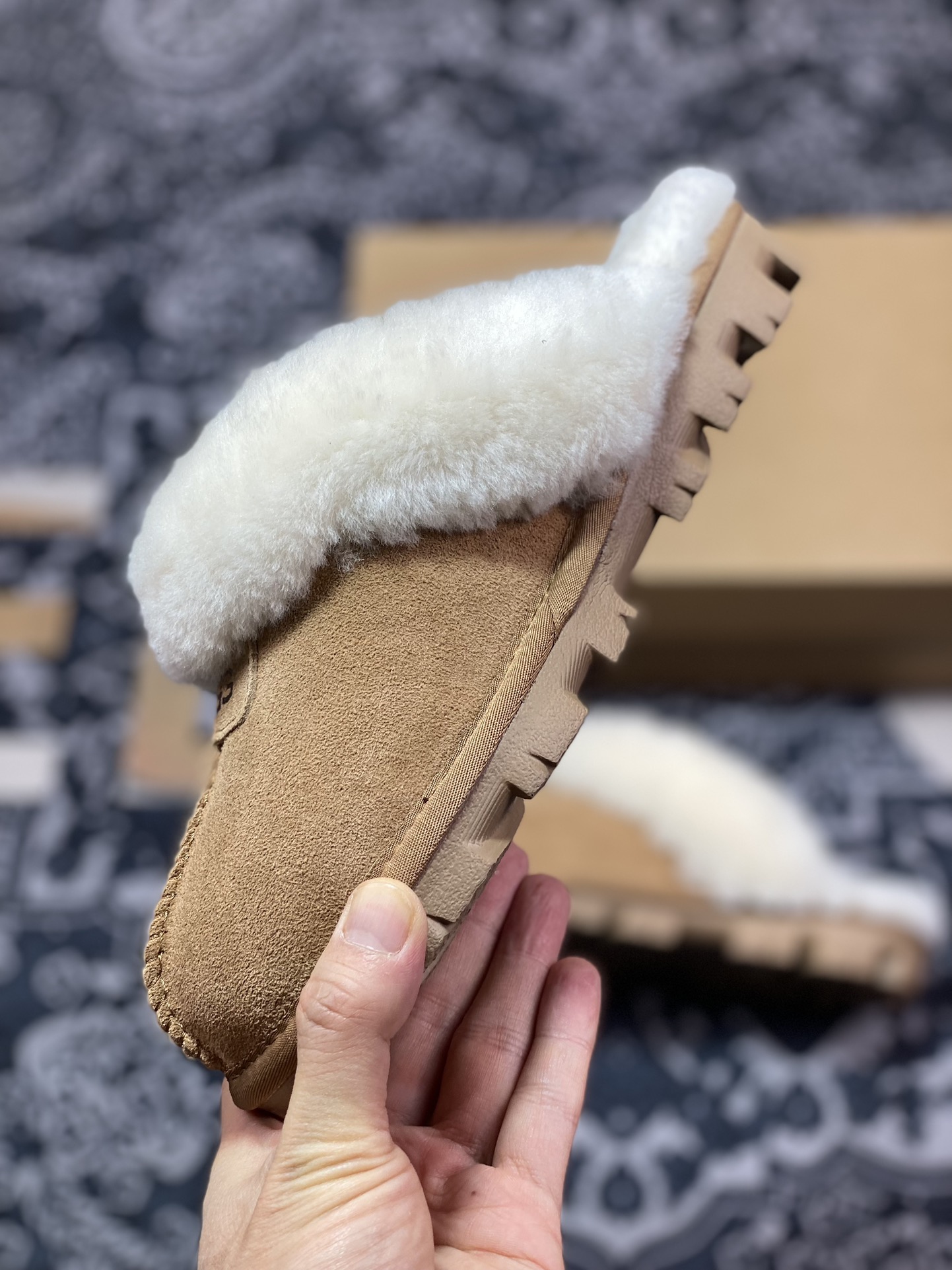 UGG5125 Star Slip Winter Sheepskin Fur Snow Boots