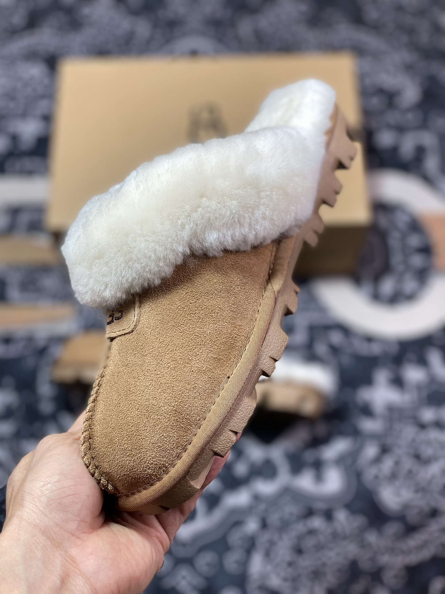 UGG5125 Star Slip Winter Sheepskin Fur Snow Boots