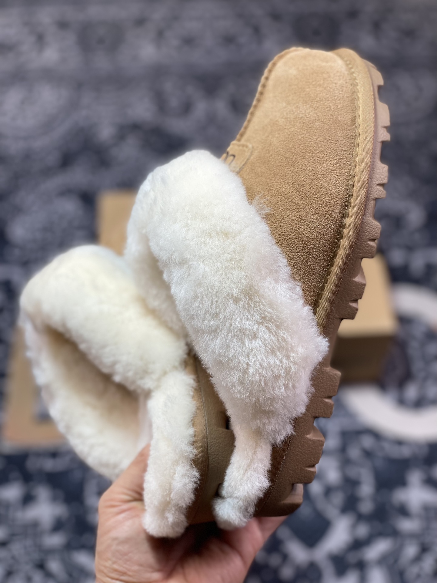 UGG5125 Star Slip Winter Sheepskin Fur Snow Boots