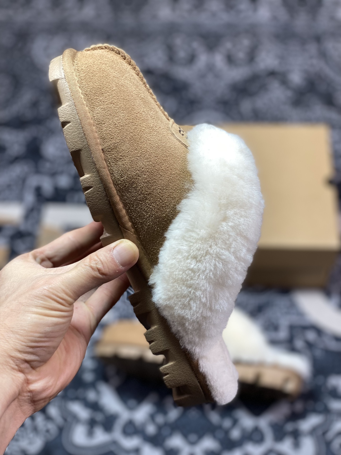 UGG5125 Star Slip Winter Sheepskin Fur Snow Boots