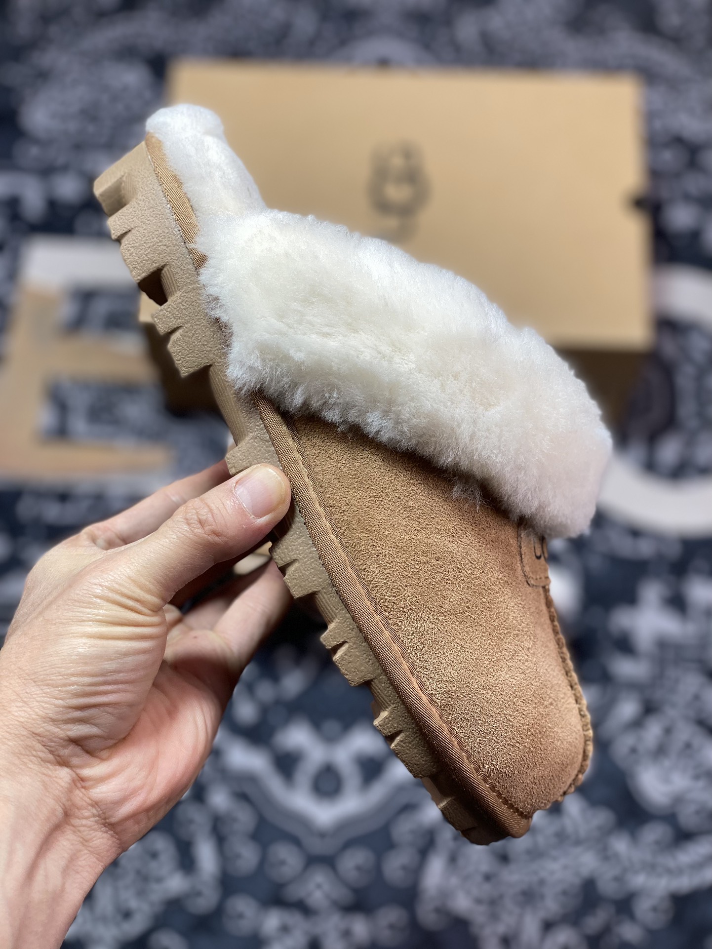 UGG5125 Star Slip Winter Sheepskin Fur Snow Boots