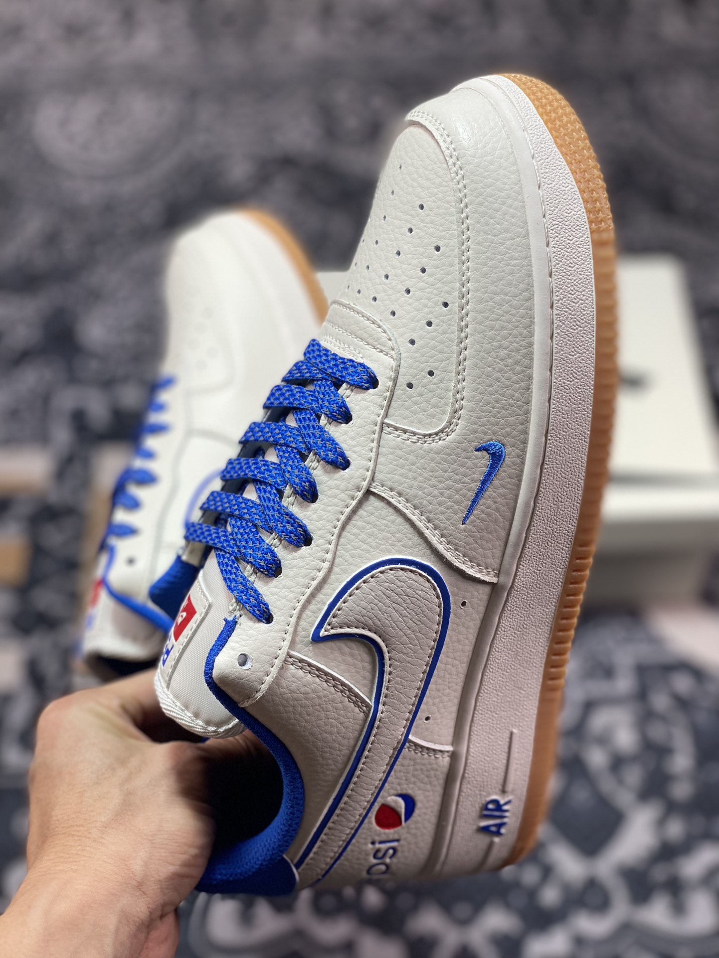 pepsi x Air Force 1 Low joint beige blue HD1699-101