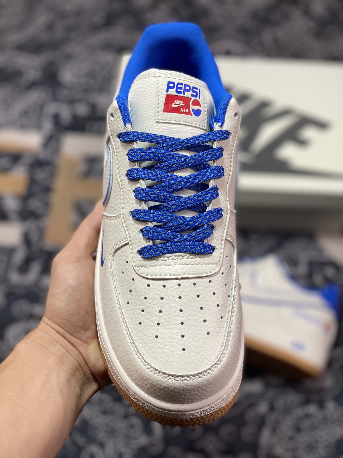 pepsi x Air Force 1 Low joint beige blue HD1699-101