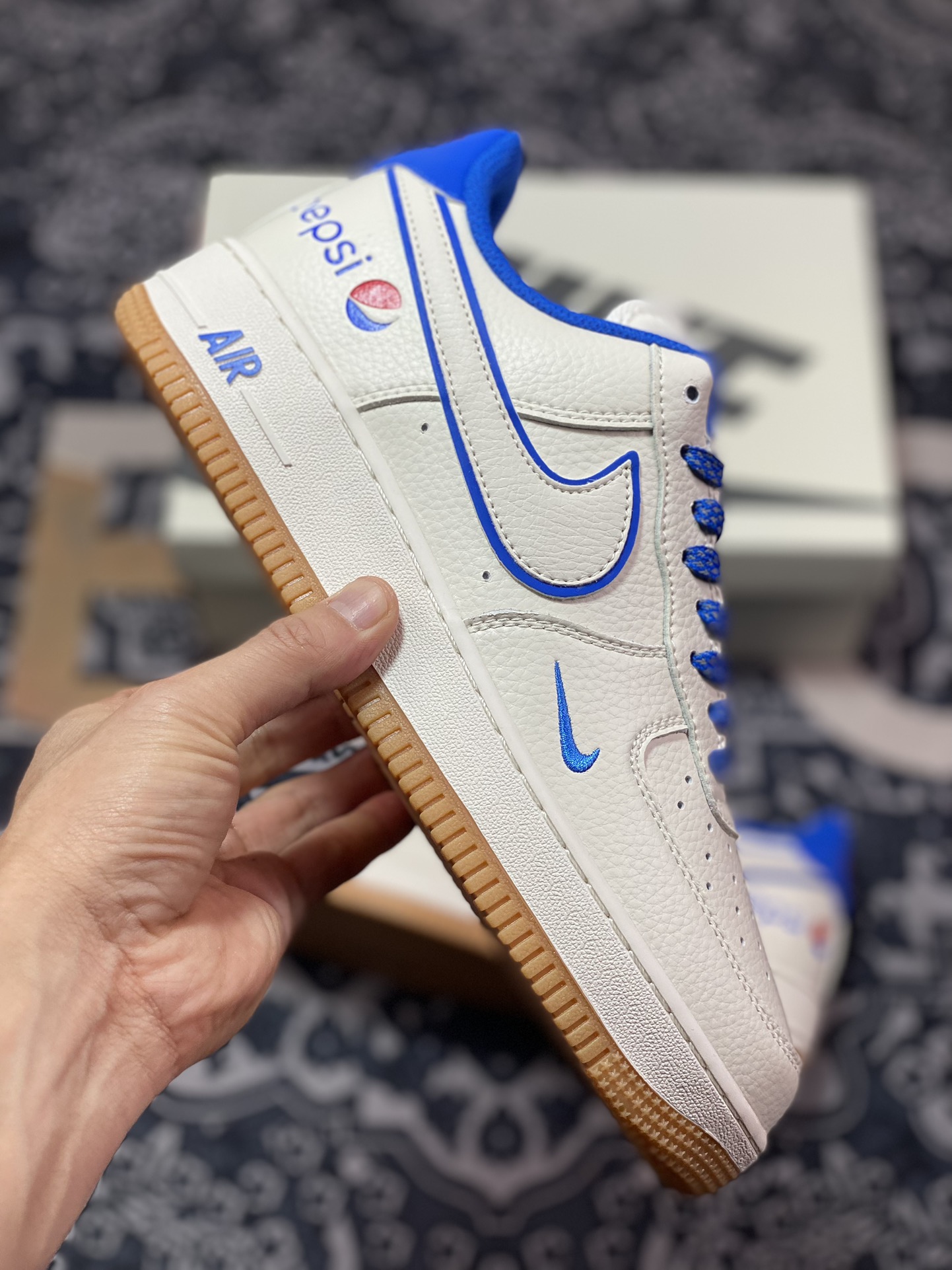 pepsi x Air Force 1 Low joint beige blue HD1699-101