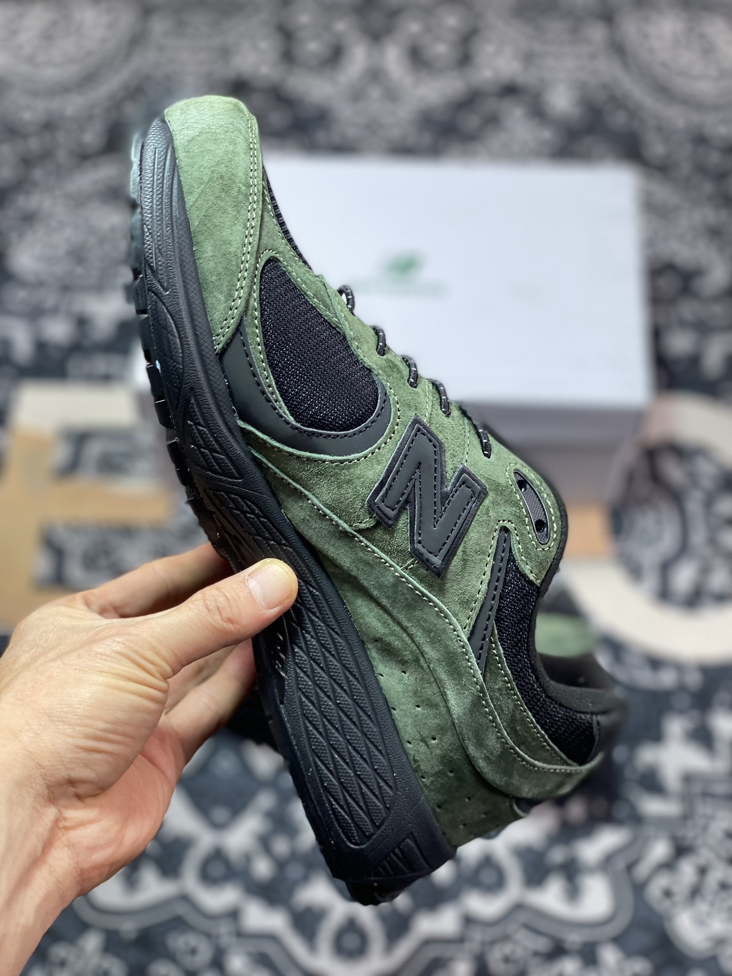 New Balance 2002R GORE-TEX ”Olive” series low-top retro running shoes ”Joint olive military green and black” M2002RXY