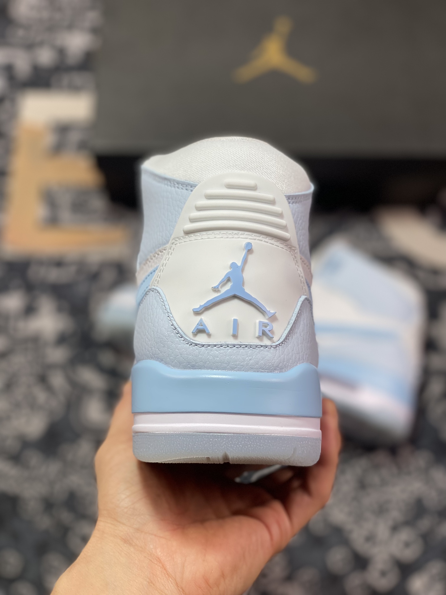 The strongest 312 Air Jordan Legacy AJ312 High high-top retro basketball shoes North Carolina Blue FV8118-141