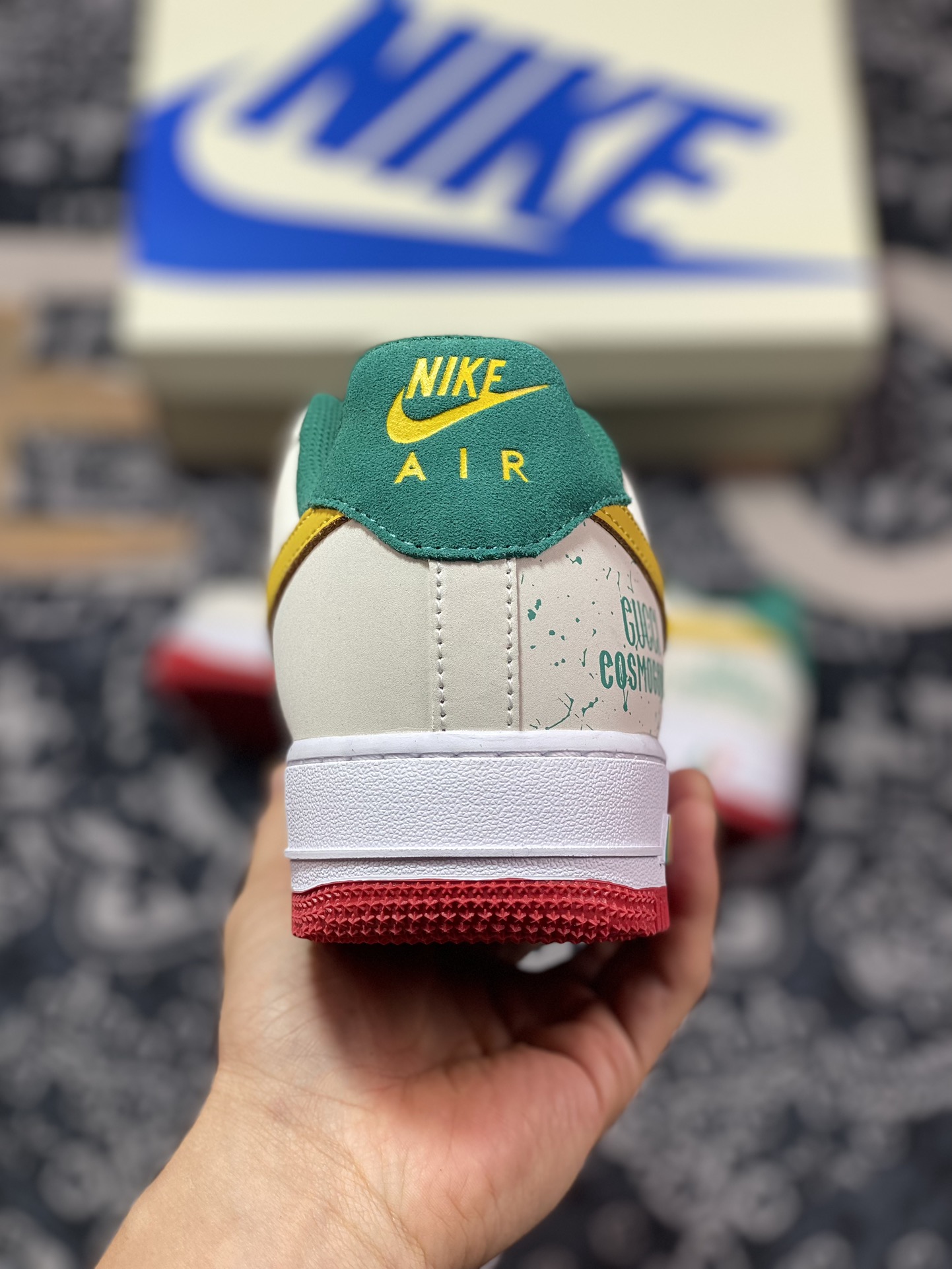 Air Force 1 '07 Low Beige Green Yellow HX123-002