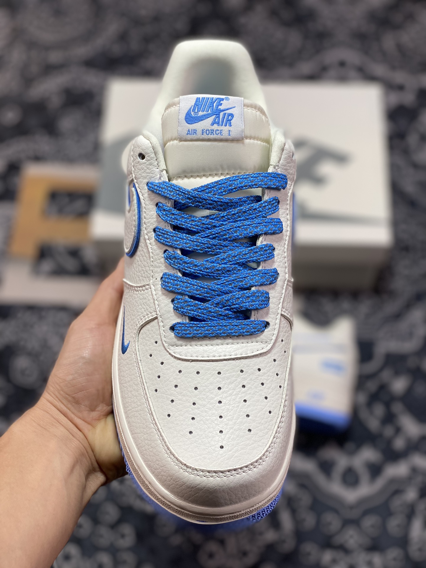 Sup x Air Force 1 Low joint white and blue AE1686-111