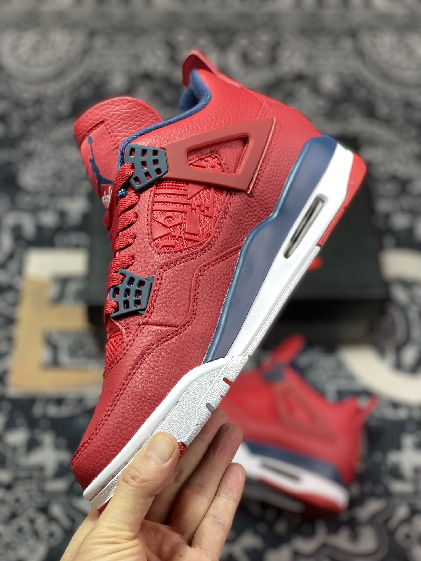 260 Air Jordan 4 " Se Flba Gym Red" AJ4乔4文化篮球鞋 CI1184-617