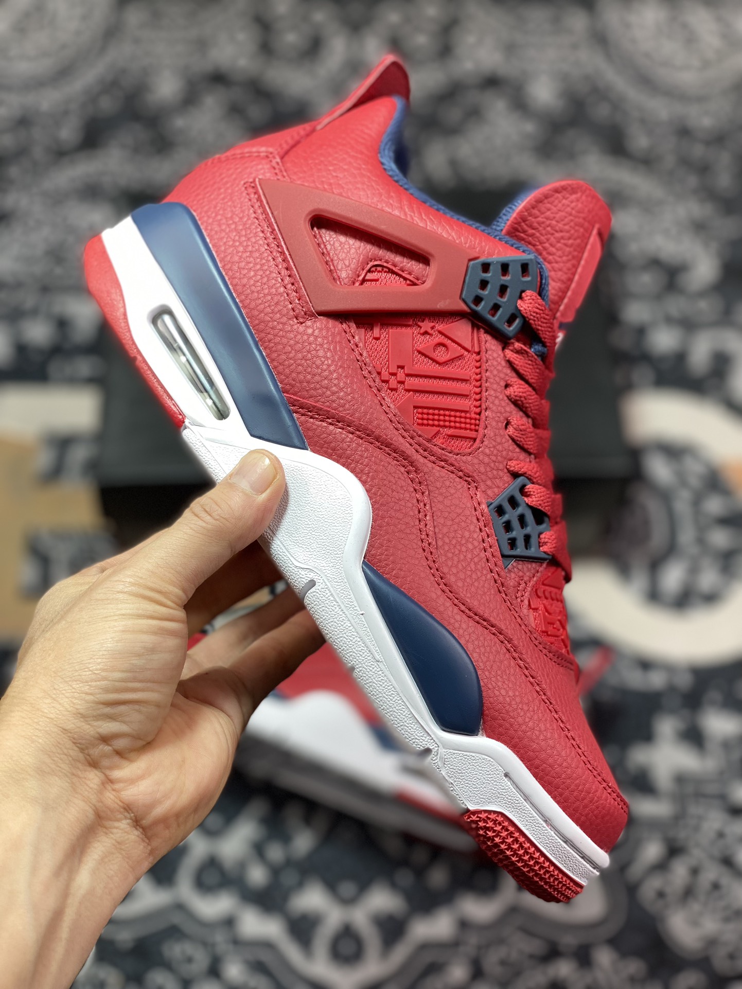 260 Air Jordan 4 " Se Flba Gym Red" AJ4乔4文化篮球鞋 CI1184-617