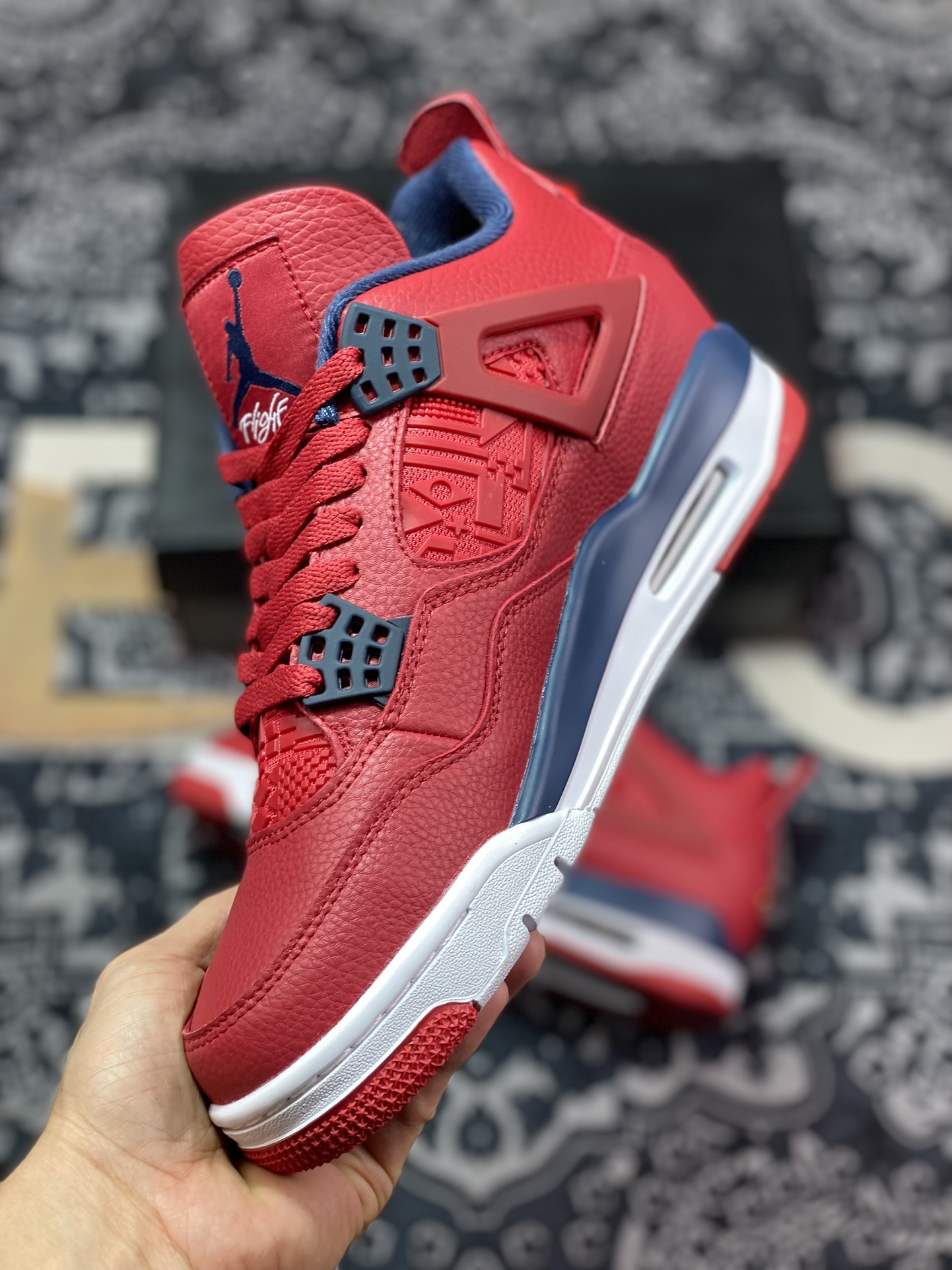 260 Air Jordan 4 " Se Flba Gym Red" AJ4乔4文化篮球鞋 CI1184-617