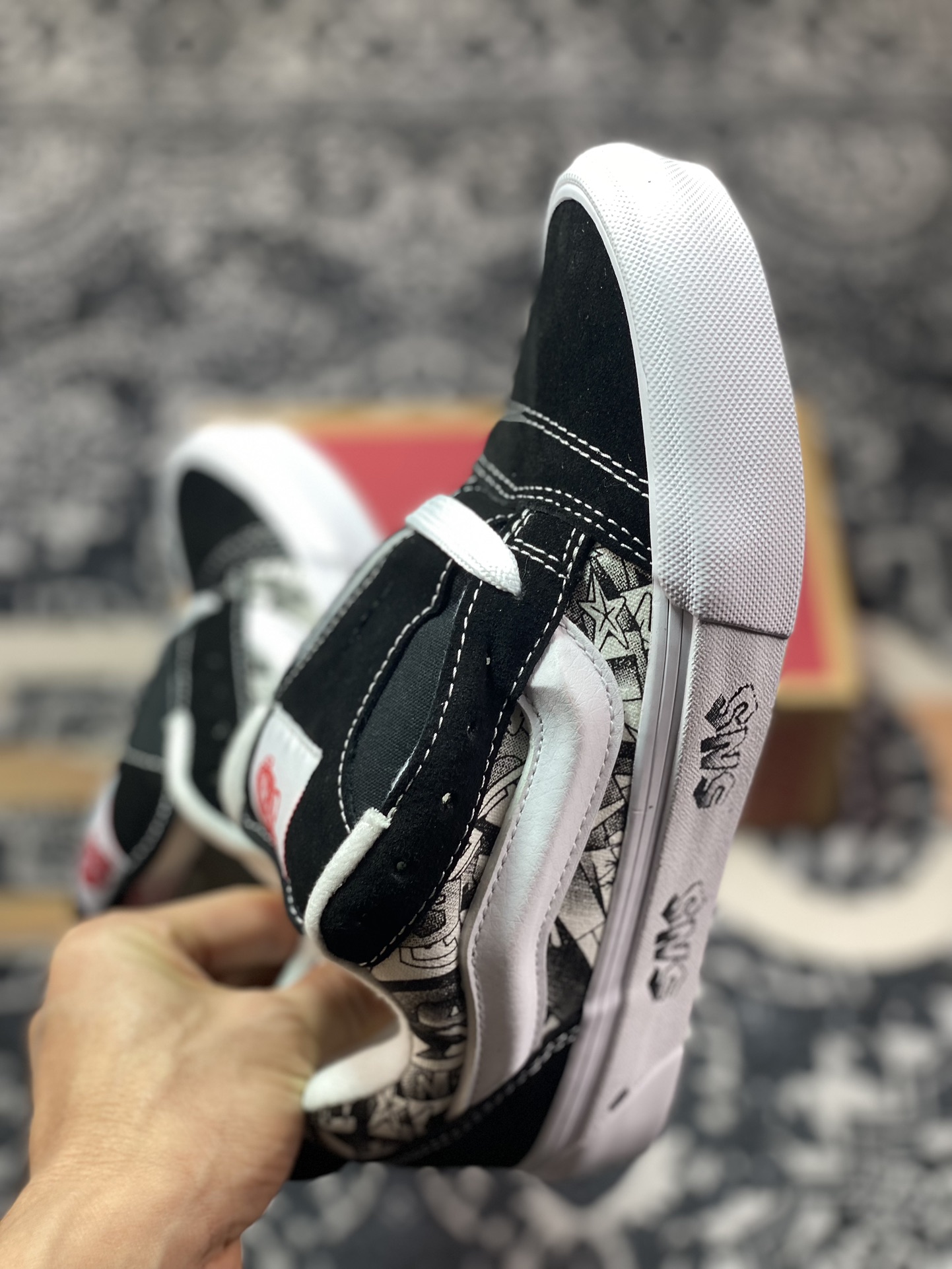 150  Vans Vault VLT Knu Skool LX SNS 高端联名黑白复古面包鞋