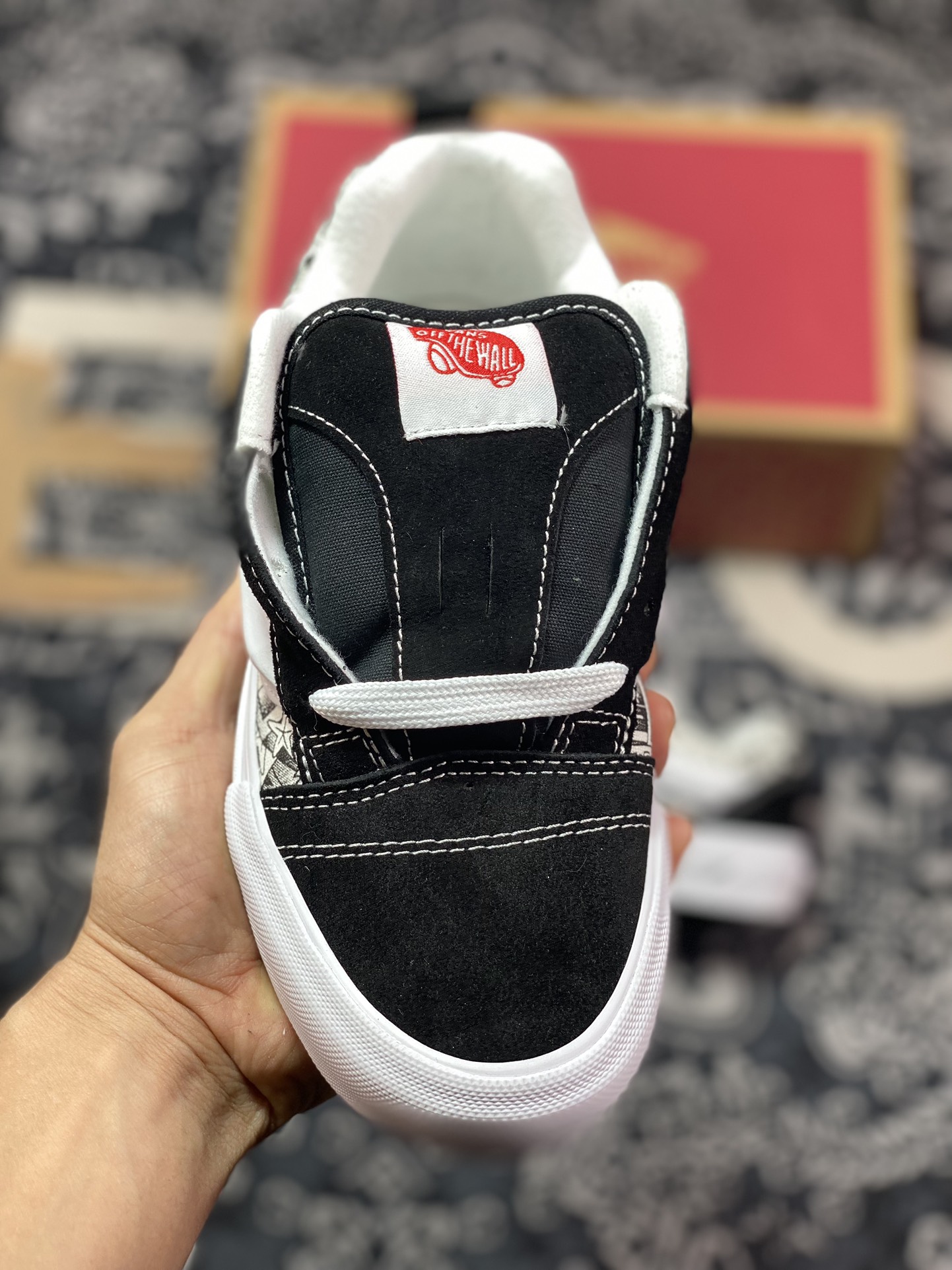 150  Vans Vault VLT Knu Skool LX SNS 高端联名黑白复古面包鞋