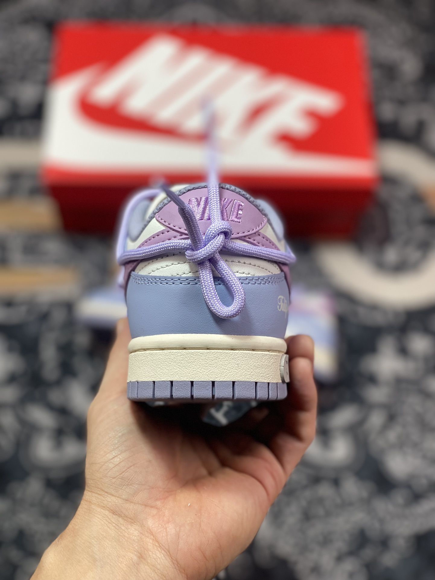 Original Nike Dunk Low Tulip Monet Purple DD1503-500