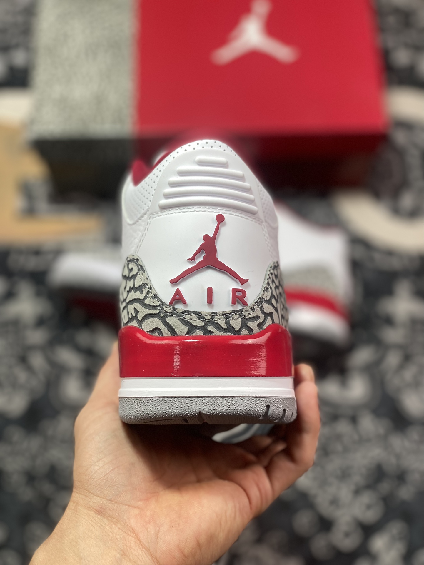 优选 老汪纯原生产线 Air Jordan AJ3 Retro 白酒红 CT8532-126