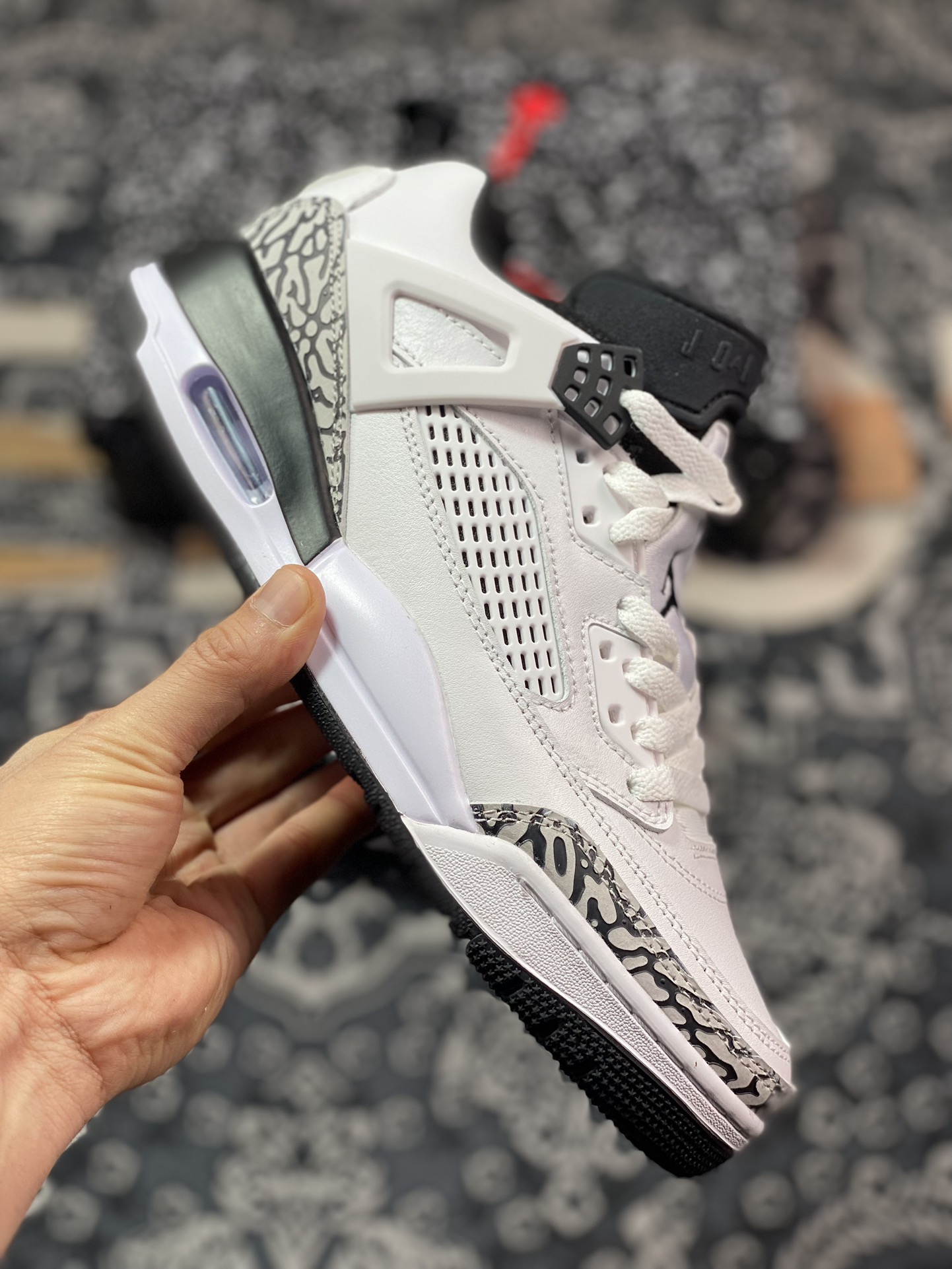 B360 Jordan Spizike Low AJ 乔丹合体元素 经典白黑配色 文化休闲板鞋 FQ1759-104