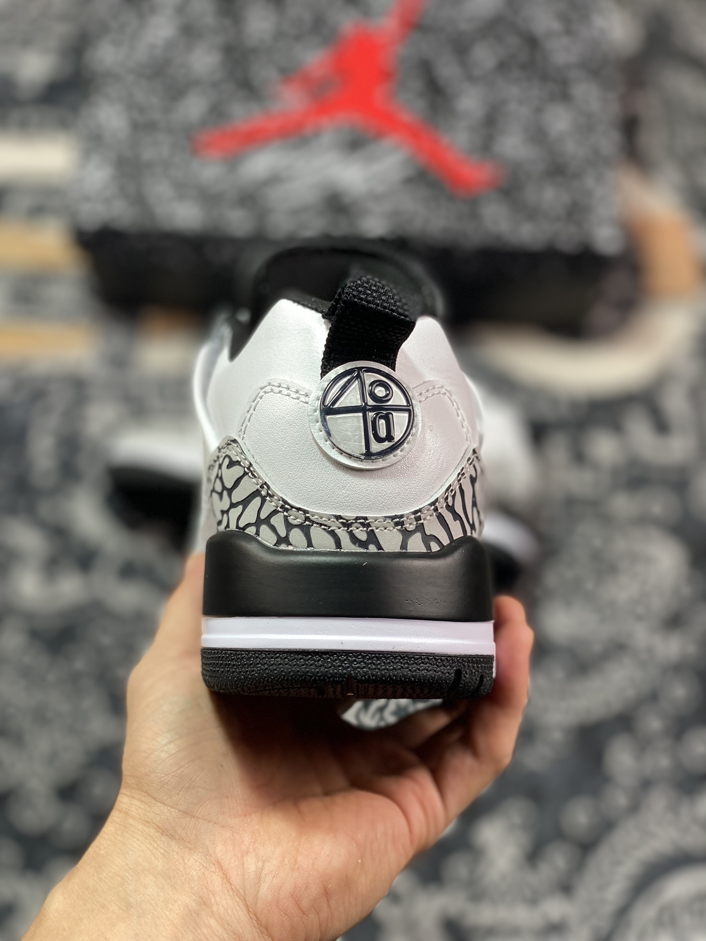 B360 Jordan Spizike Low AJ 乔丹合体元素 经典白黑配色 文化休闲板鞋 FQ1759-104