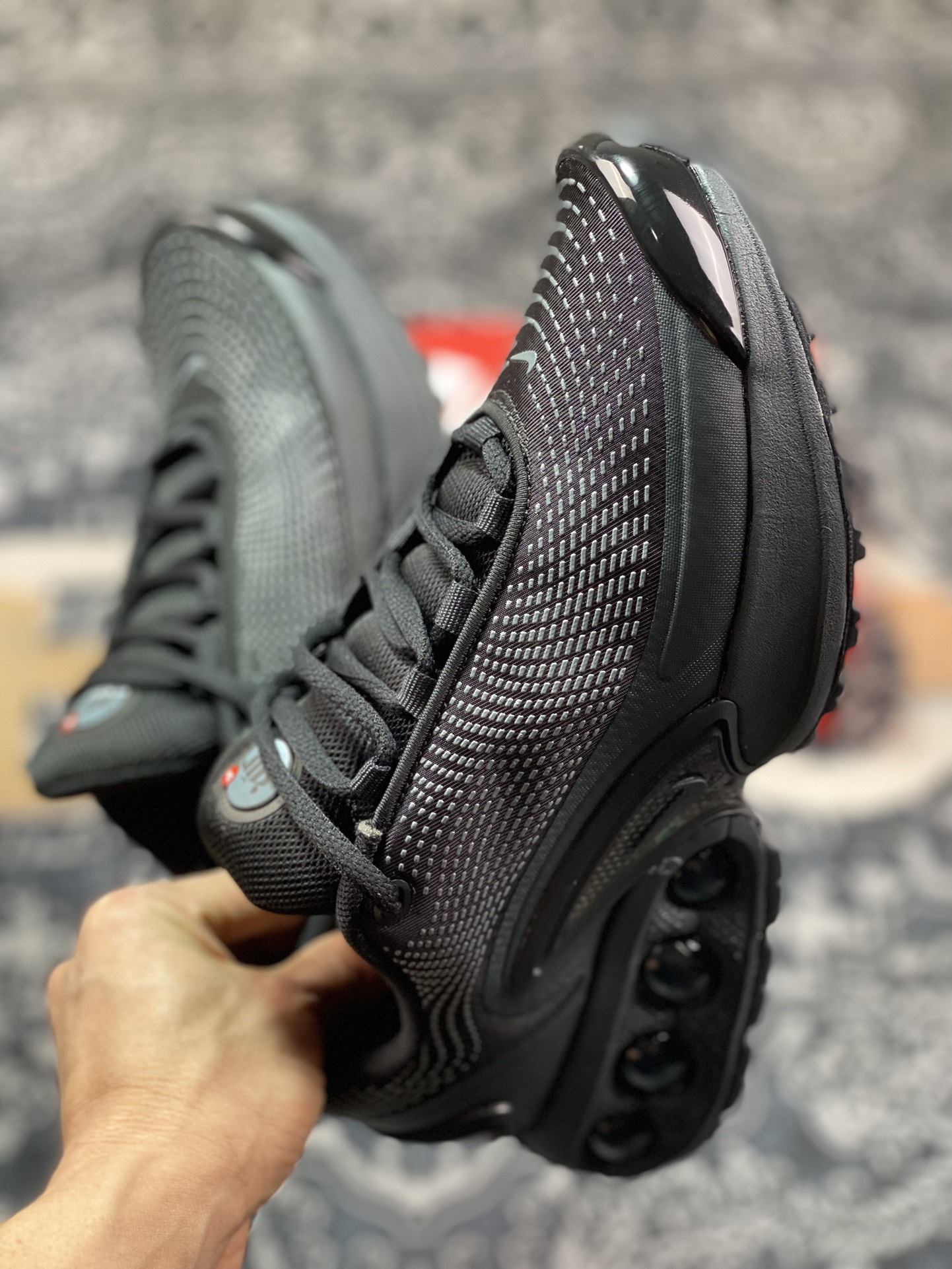 A6200 耐克Nike Air Max DN”Tirple Black”DN系列低帮慢跑鞋“黑灰武士” DV3337-002