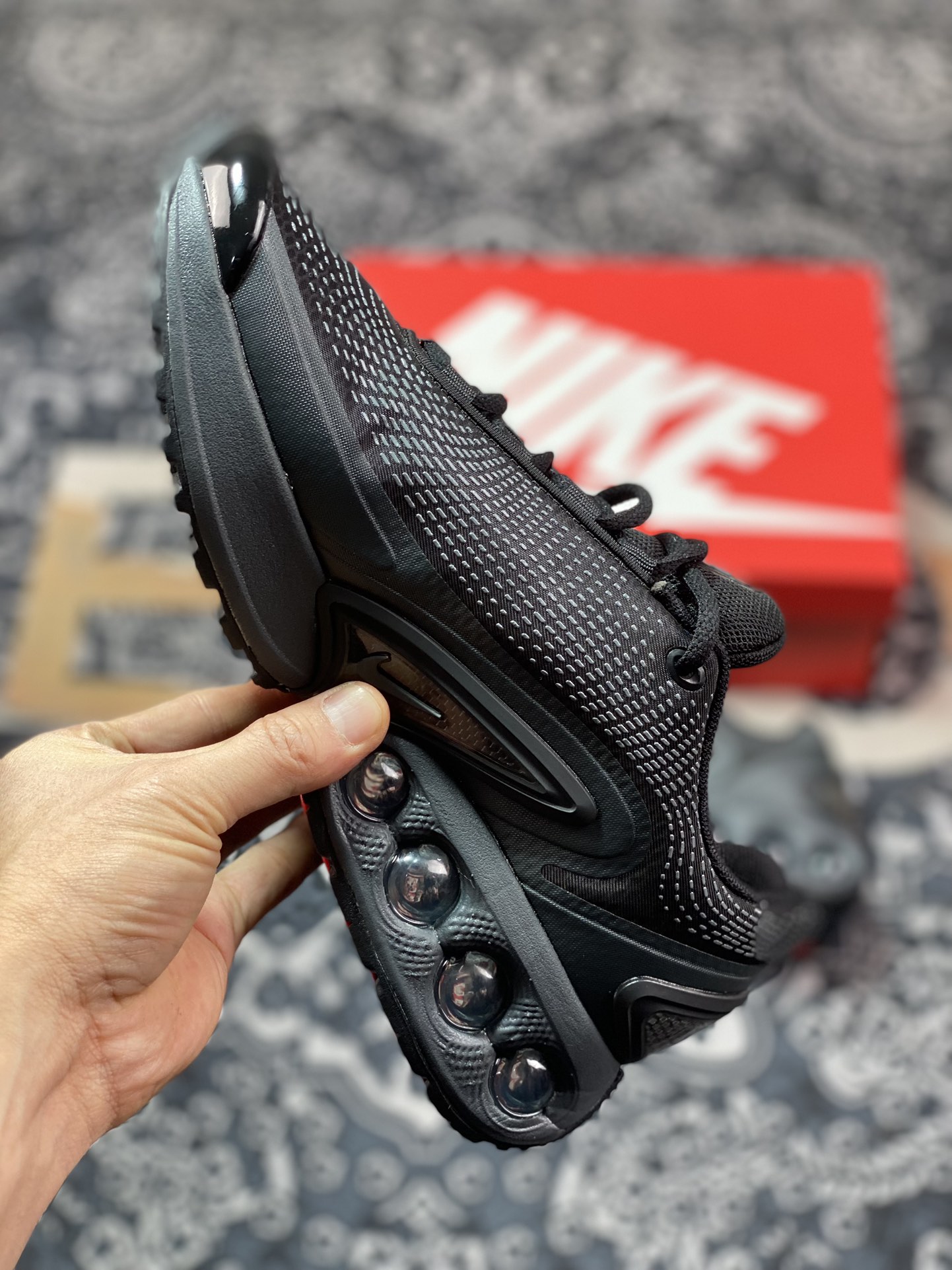 A6200 耐克Nike Air Max DN”Tirple Black”DN系列低帮慢跑鞋“黑灰武士” DV3337-002