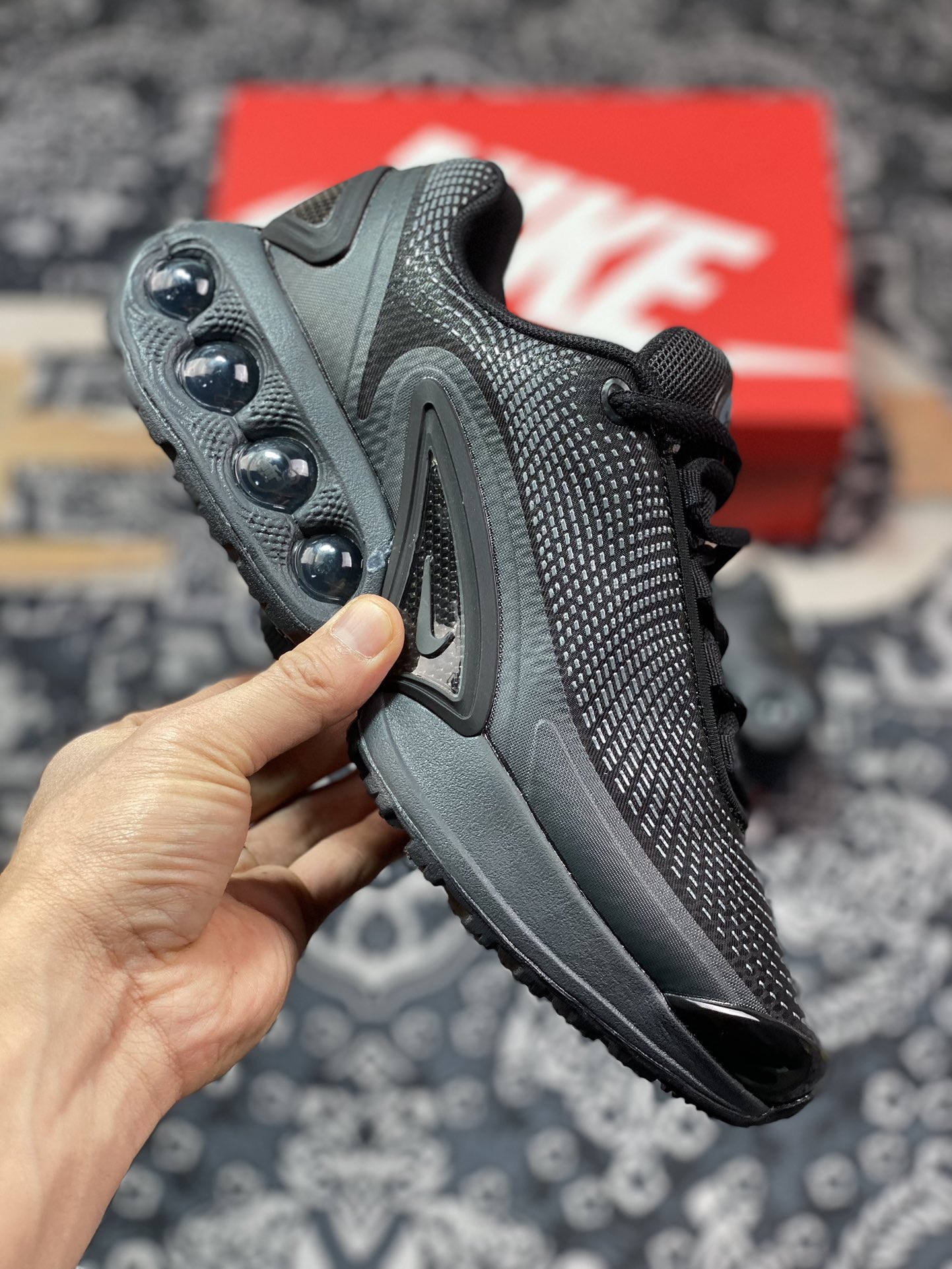 A6200 耐克Nike Air Max DN”Tirple Black”DN系列低帮慢跑鞋“黑灰武士” DV3337-002