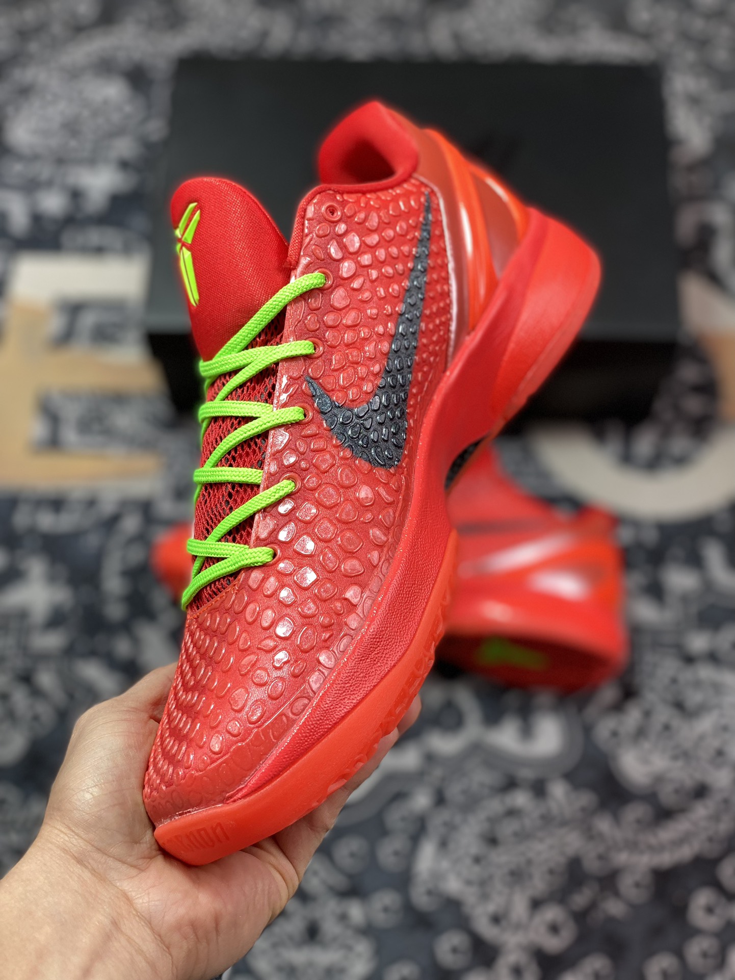 400 优选 原装级别 纯原海外版 Kobe 6 科比6 Reverse Grinch 反转青蜂侠 FV4921-600