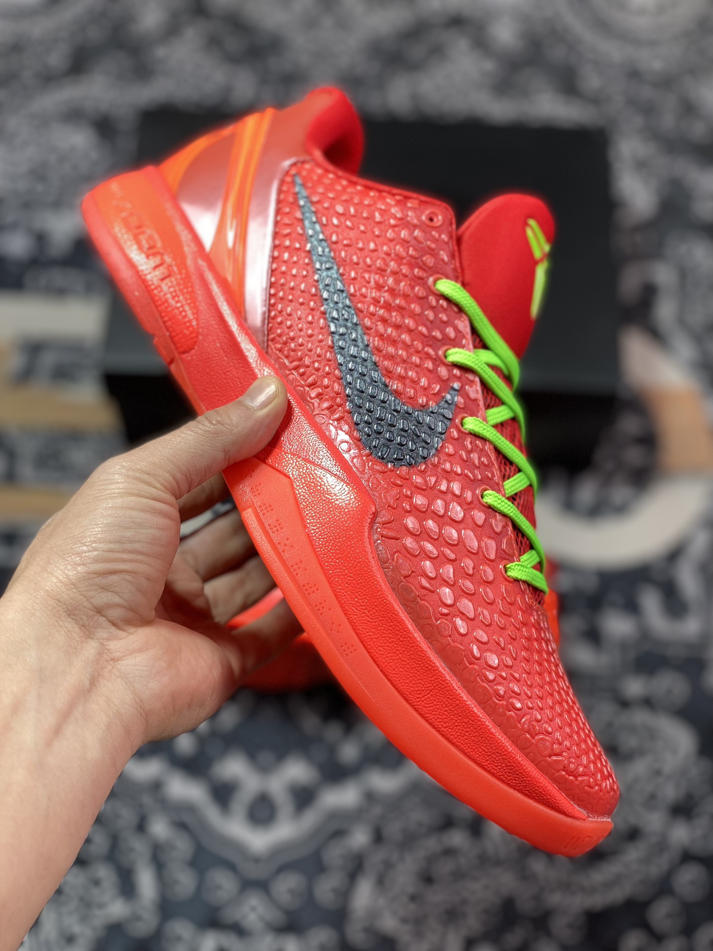 400 优选 原装级别 纯原海外版 Kobe 6 科比6 Reverse Grinch 反转青蜂侠 FV4921-600