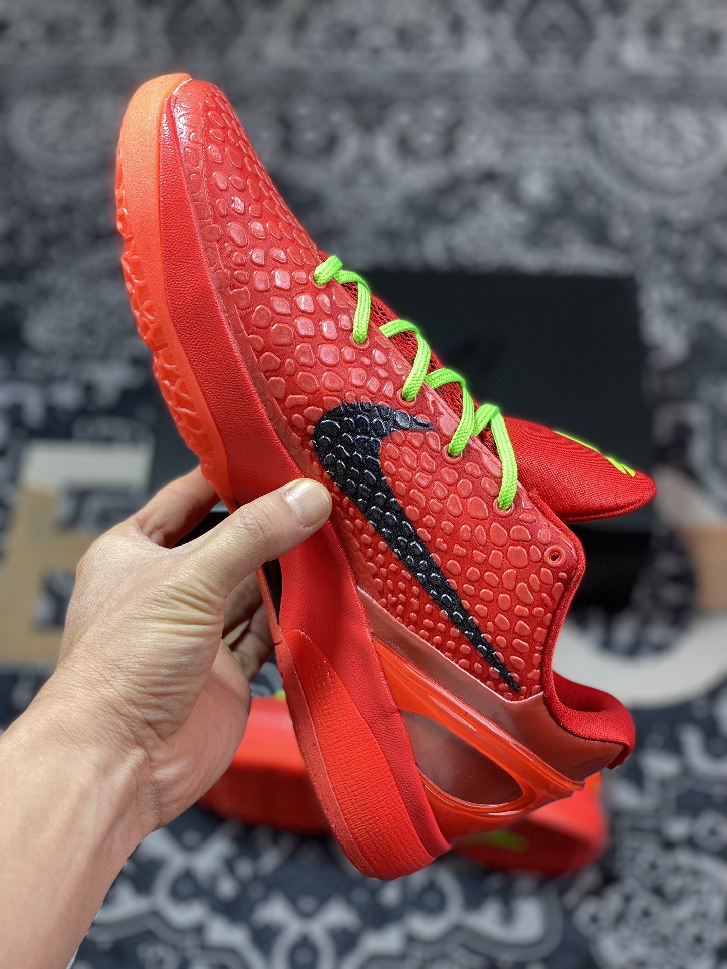 400 优选 原装级别 纯原海外版 Kobe 6 科比6 Reverse Grinch 反转青蜂侠 FV4921-600