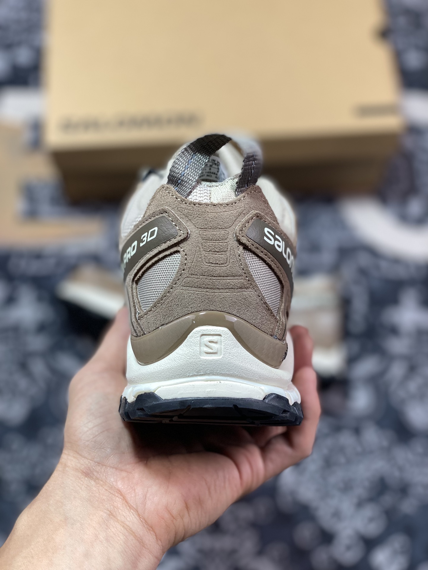 240 萨洛蒙/Salomon XA Pro 3D Suded"Heather Grey Khaki"XA专业型跑步鞋“翻毛棕卡其”474785