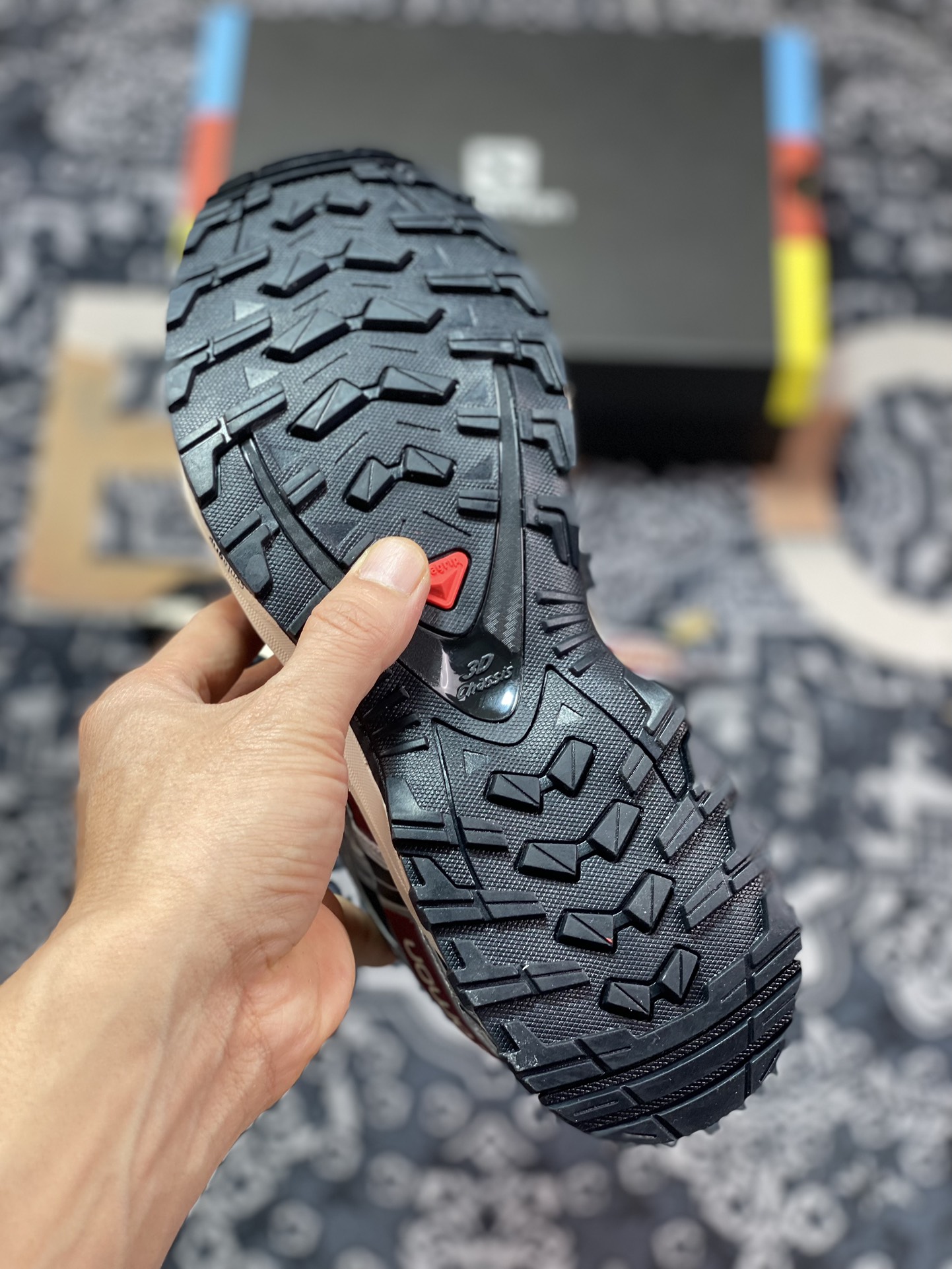 240 法国户外品牌-萨洛蒙/Salomon XA Pro 3D GTX”Biking Red/Bleached Sand”XA专业型跑步鞋“黑银墨绿酒红”414676