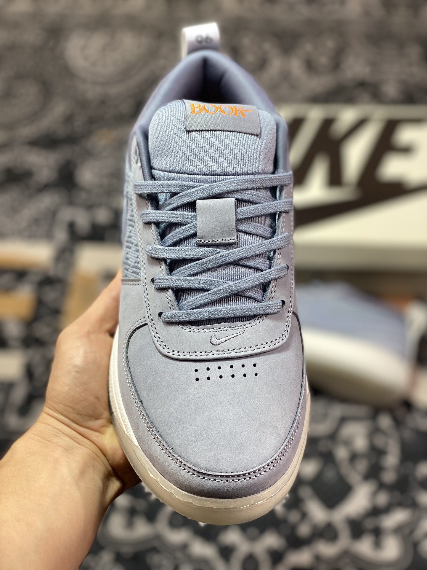 320 原装级别 Nike Book 1 Devin Booker 德文·布克 男子实战篮球鞋FJ4249-100 雾霾蓝 FJ4249-400