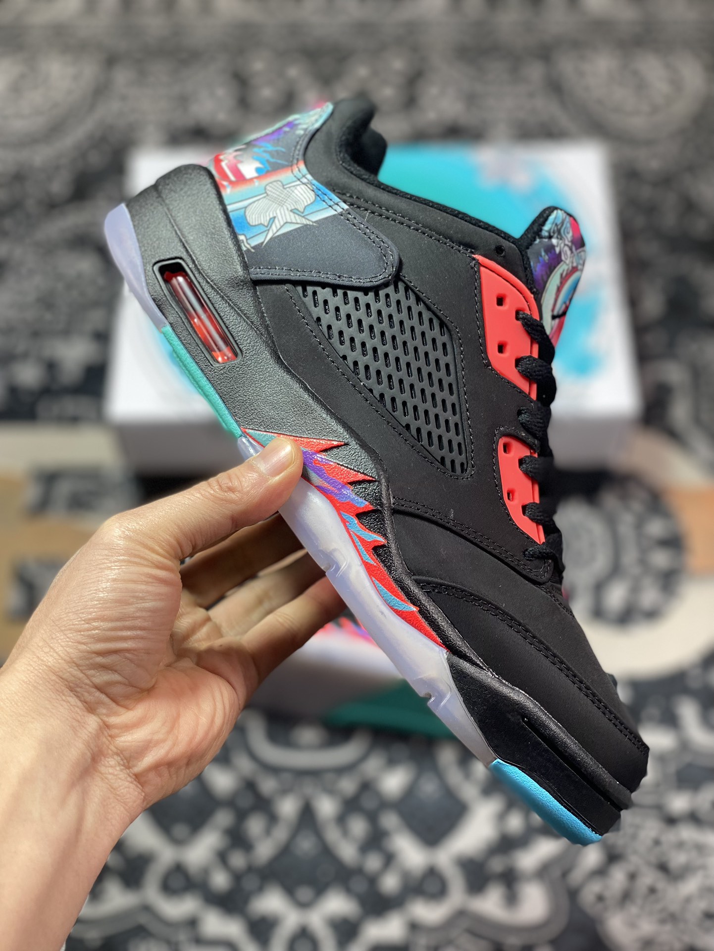 300 原装级别 Air Jordan 5 Low "Chinese New Year" AJ5 乔5中国新年主题 低帮篮球鞋 840475-060