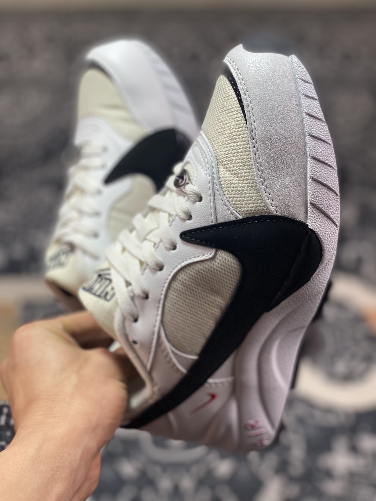 260 耐克Nike Air Grudge Leather”White/Black”咒怨运动鞋“白黑大钩”102026-011