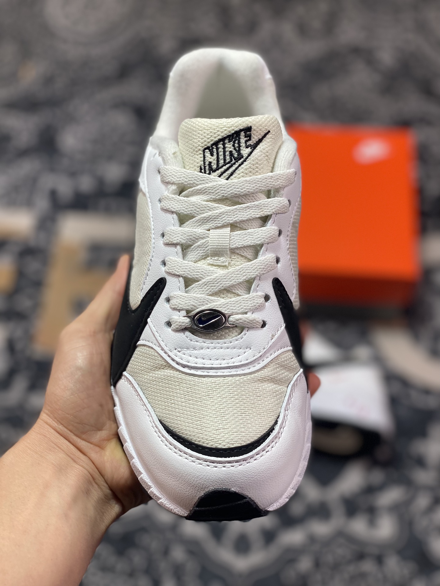 260 耐克Nike Air Grudge Leather”White/Black”咒怨运动鞋“白黑大钩”102026-011