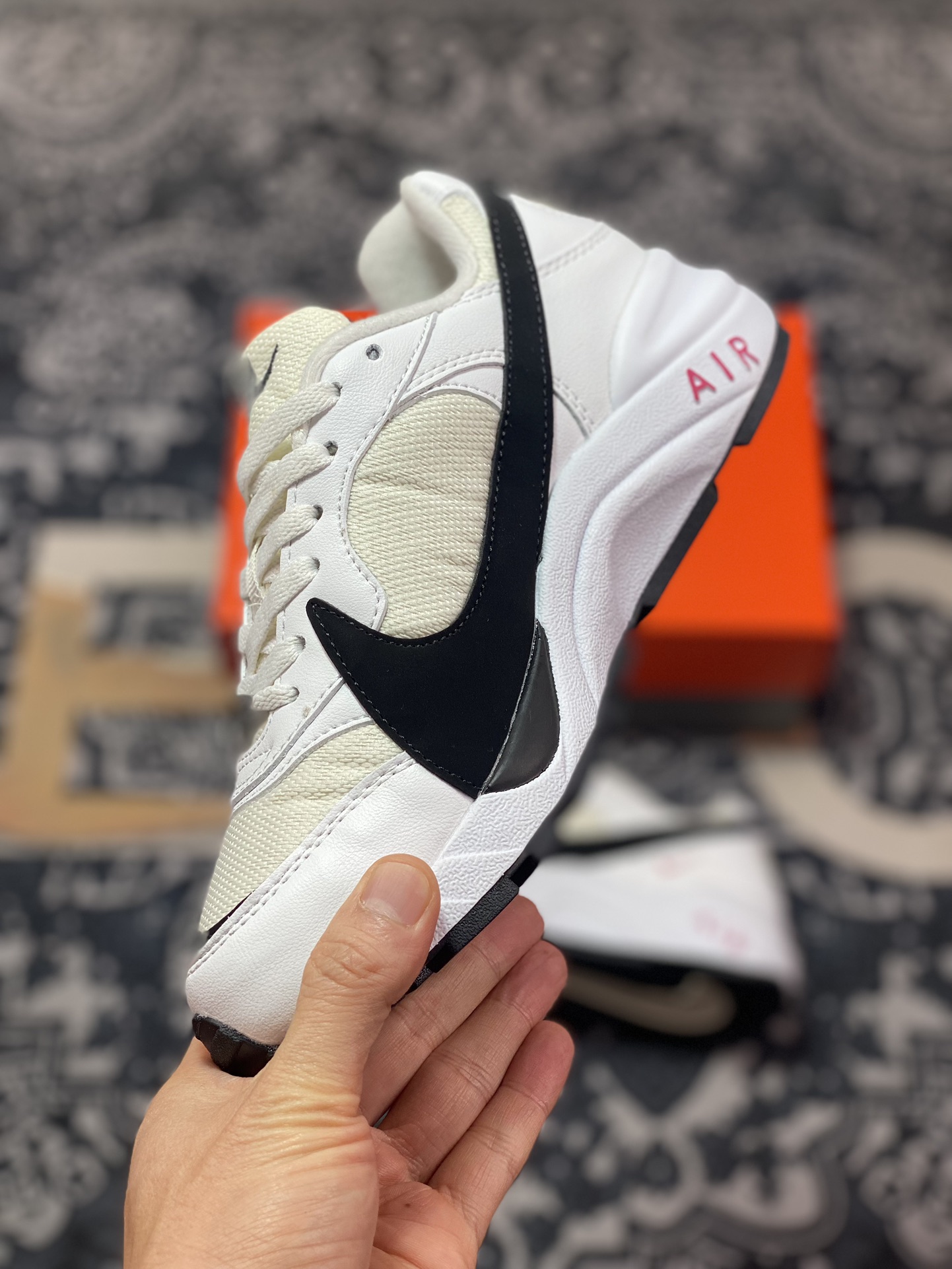 260 耐克Nike Air Grudge Leather”White/Black”咒怨运动鞋“白黑大钩”102026-011