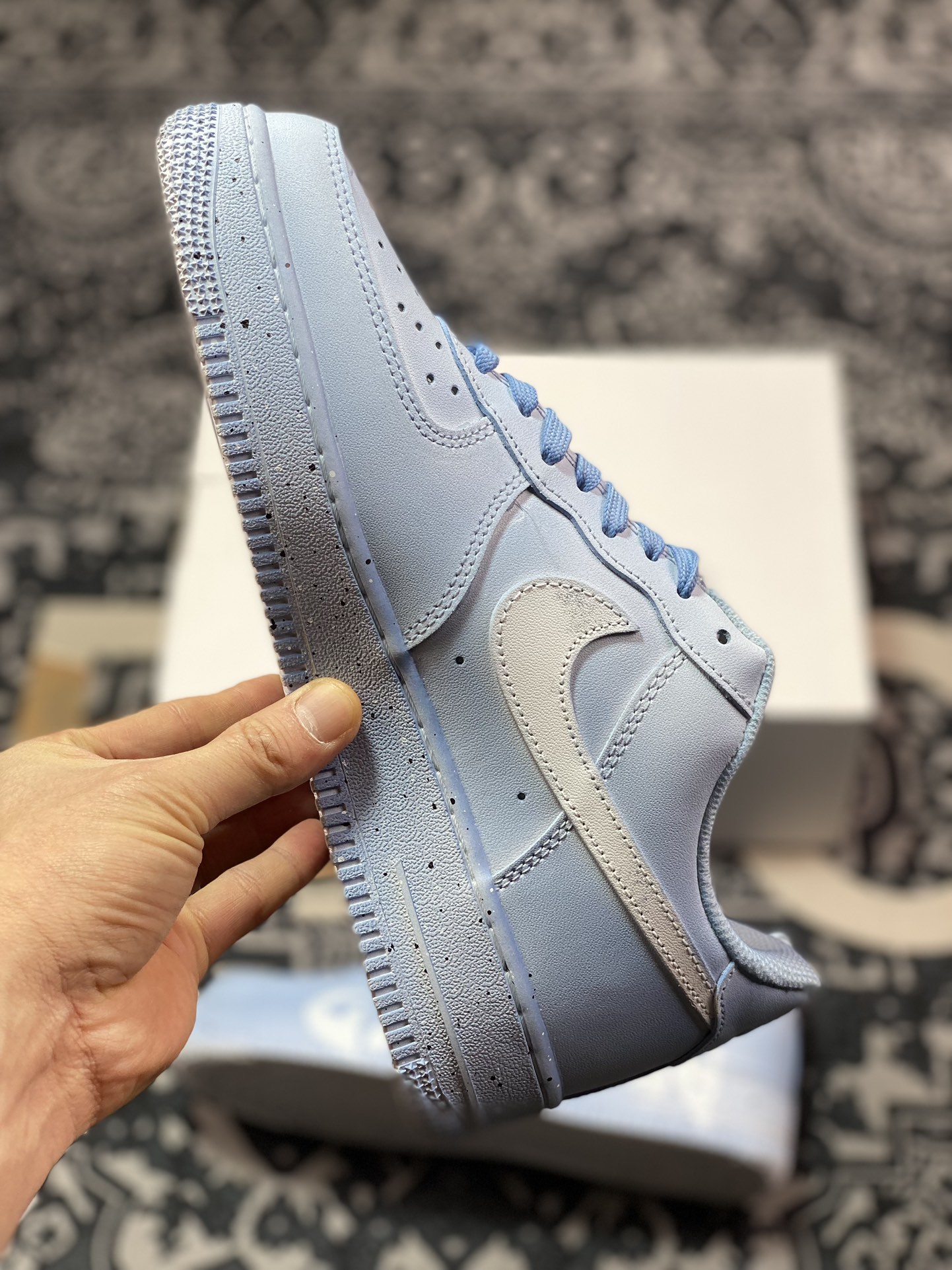 260 原装级别 Air Force 1'07 Low 喷绘蓝白