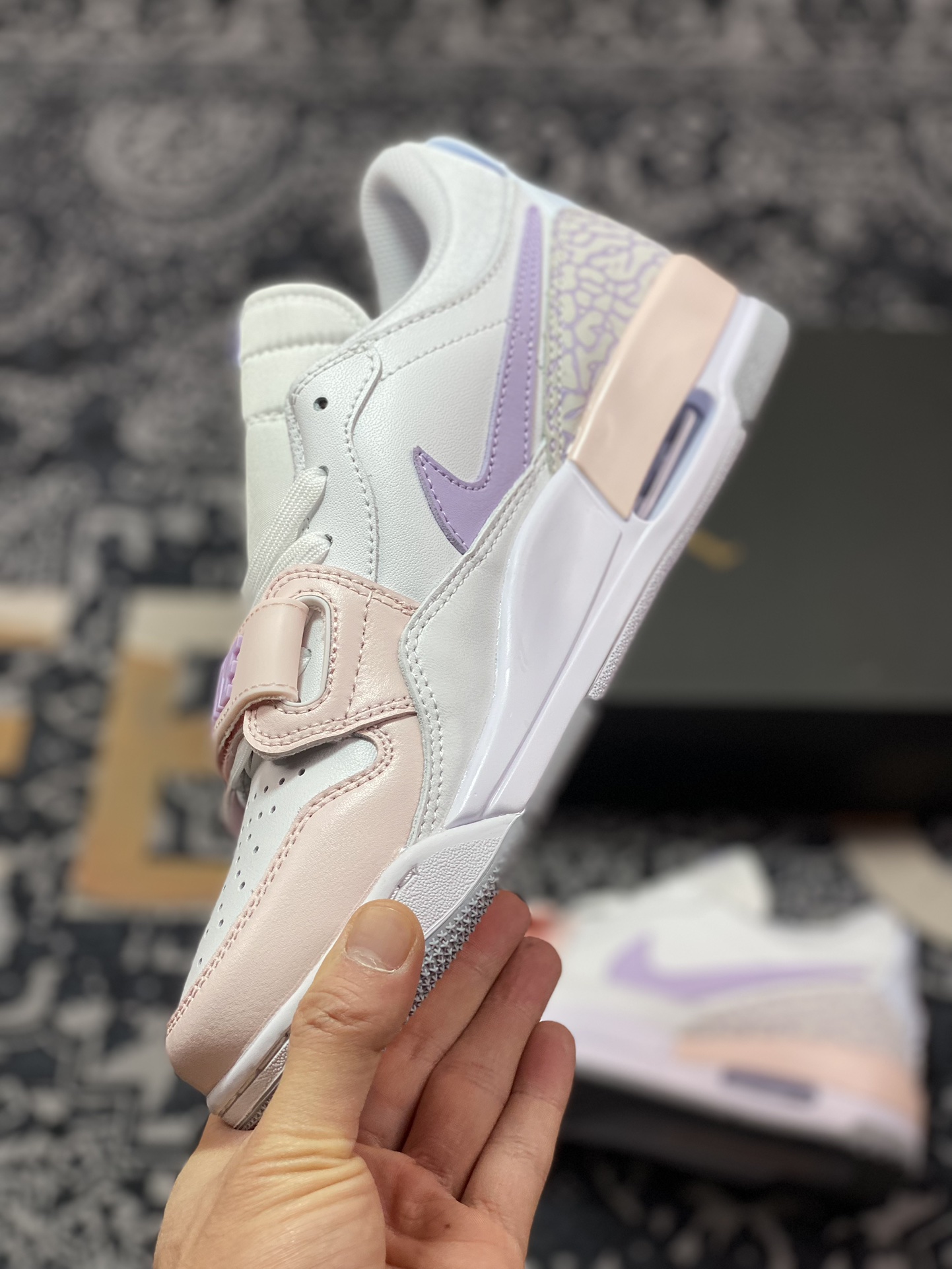 260 耐克Nike Air Jordan Legacy 312 Low GS"White Pink Purple"乔丹篮球鞋“白粉紫”HF0747-151