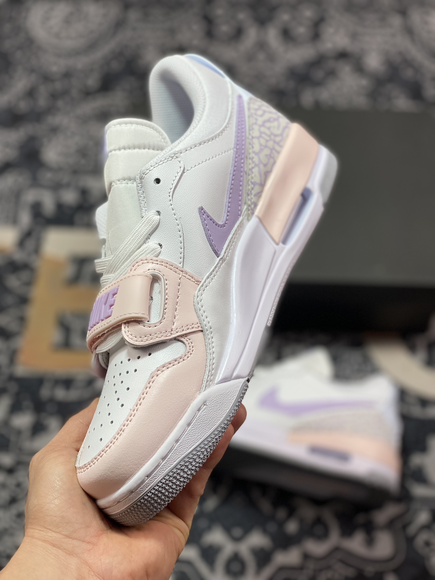 260 耐克Nike Air Jordan Legacy 312 Low GS"White Pink Purple"乔丹篮球鞋“白粉紫”HF0747-151