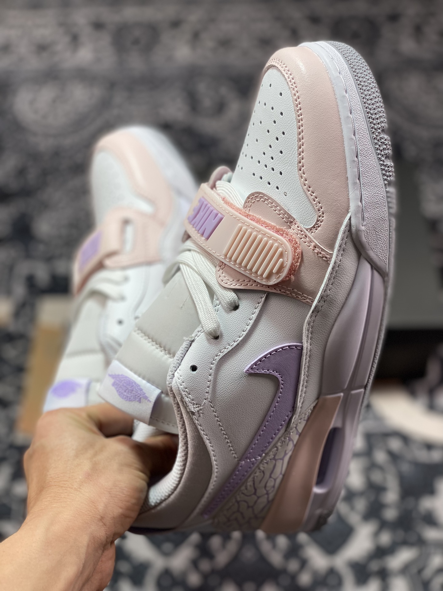 260 耐克Nike Air Jordan Legacy 312 Low GS"White Pink Purple"乔丹篮球鞋“白粉紫”HF0747-151