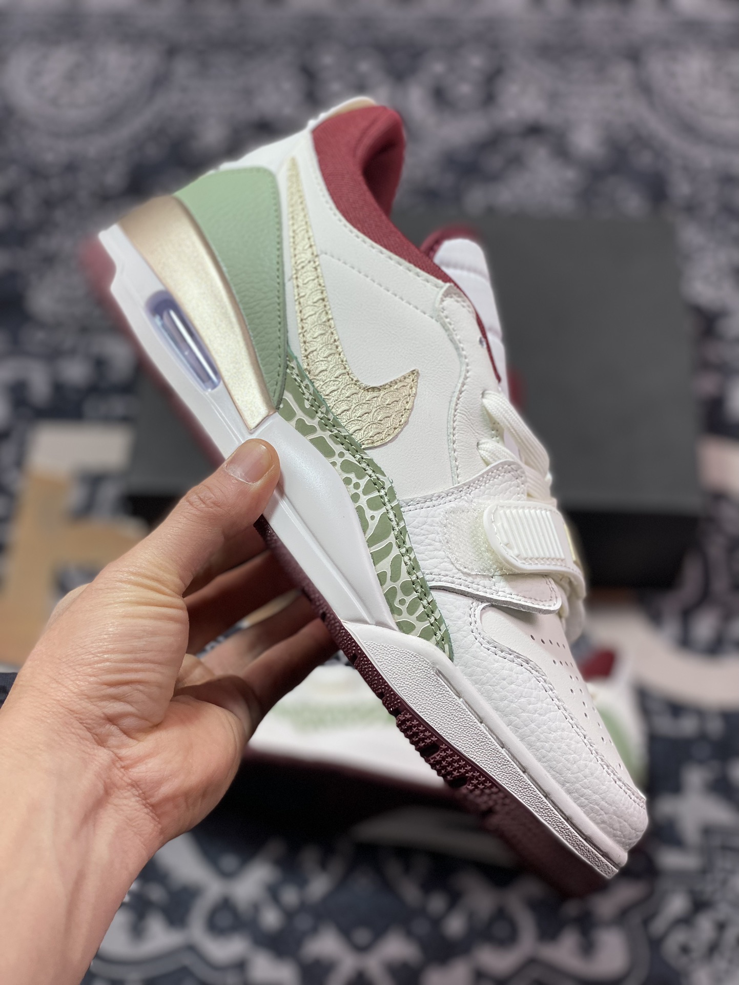 260 耐克Nike Air Jordan Legacy 312 Low"Year of the Dragon"乔丹篮球鞋“龙年白绿金酒红”FZ5047-120