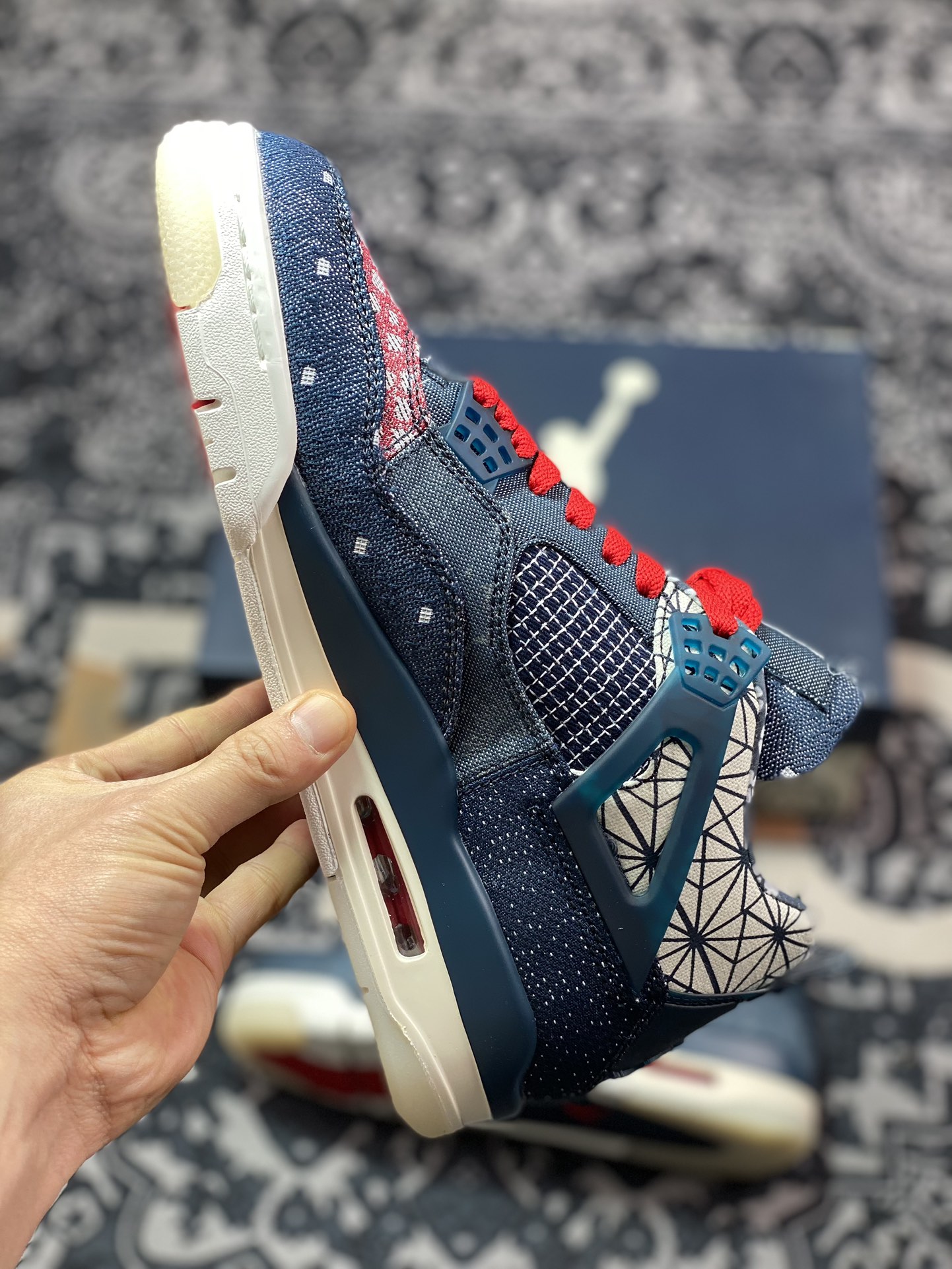 380 原装级别 PB纯原 Jordan Air Jordan 4 retro se ”deep ocean” 减震防滑耐磨 中帮 复古篮球鞋  CW0898-400