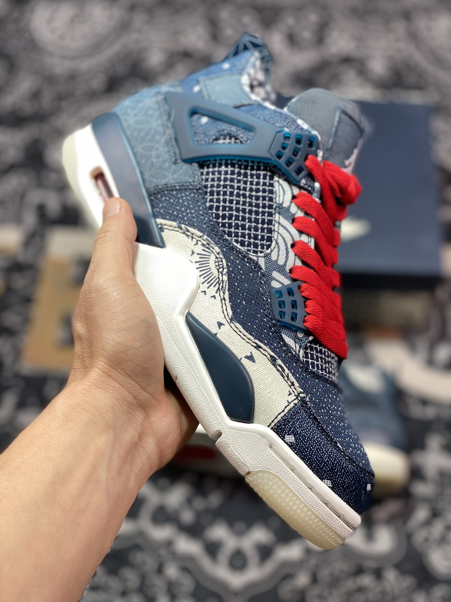 380 原装级别 PB纯原 Jordan Air Jordan 4 retro se ”deep ocean” 减震防滑耐磨 中帮 复古篮球鞋  CW0898-400