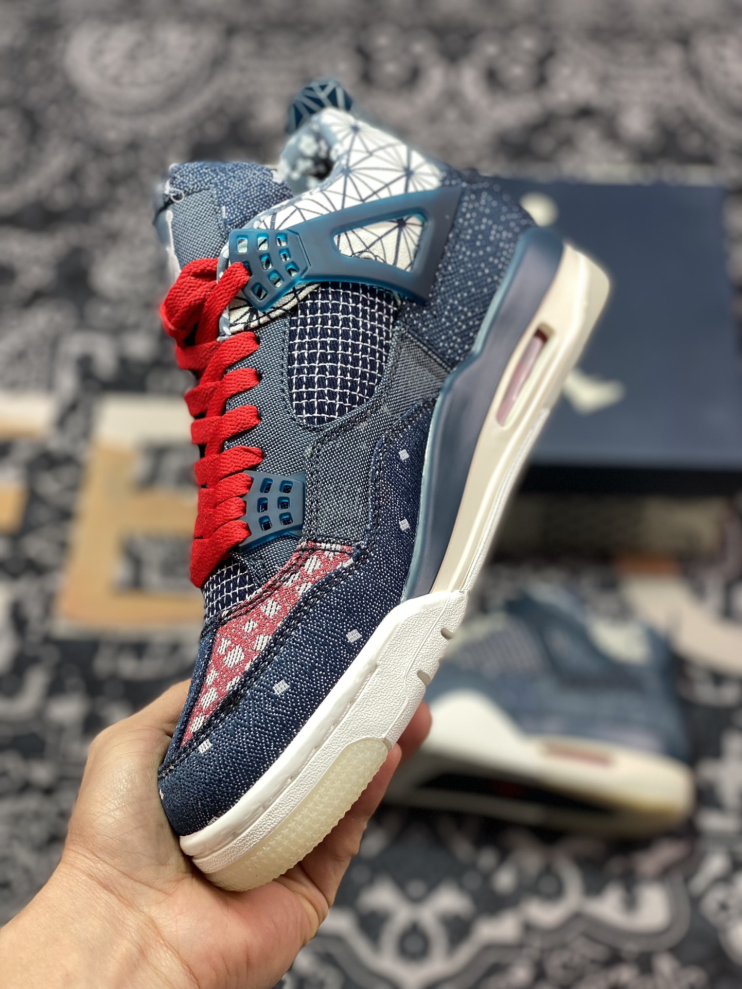 380 原装级别 PB纯原 Jordan Air Jordan 4 retro se ”deep ocean” 减震防滑耐磨 中帮 复古篮球鞋  CW0898-400