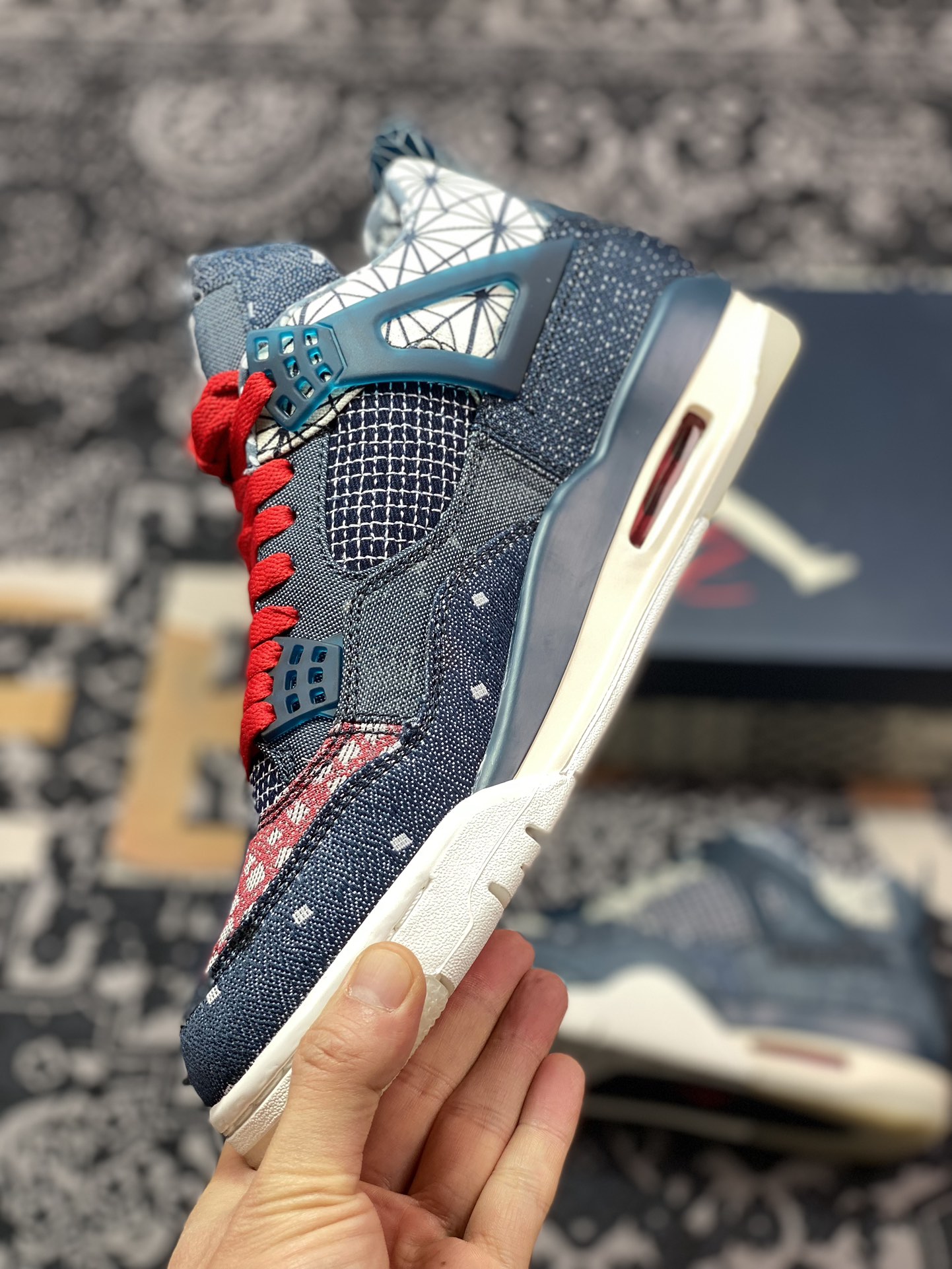 380 原装级别 PB纯原 Jordan Air Jordan 4 retro se ”deep ocean” 减震防滑耐磨 中帮 复古篮球鞋  CW0898-400