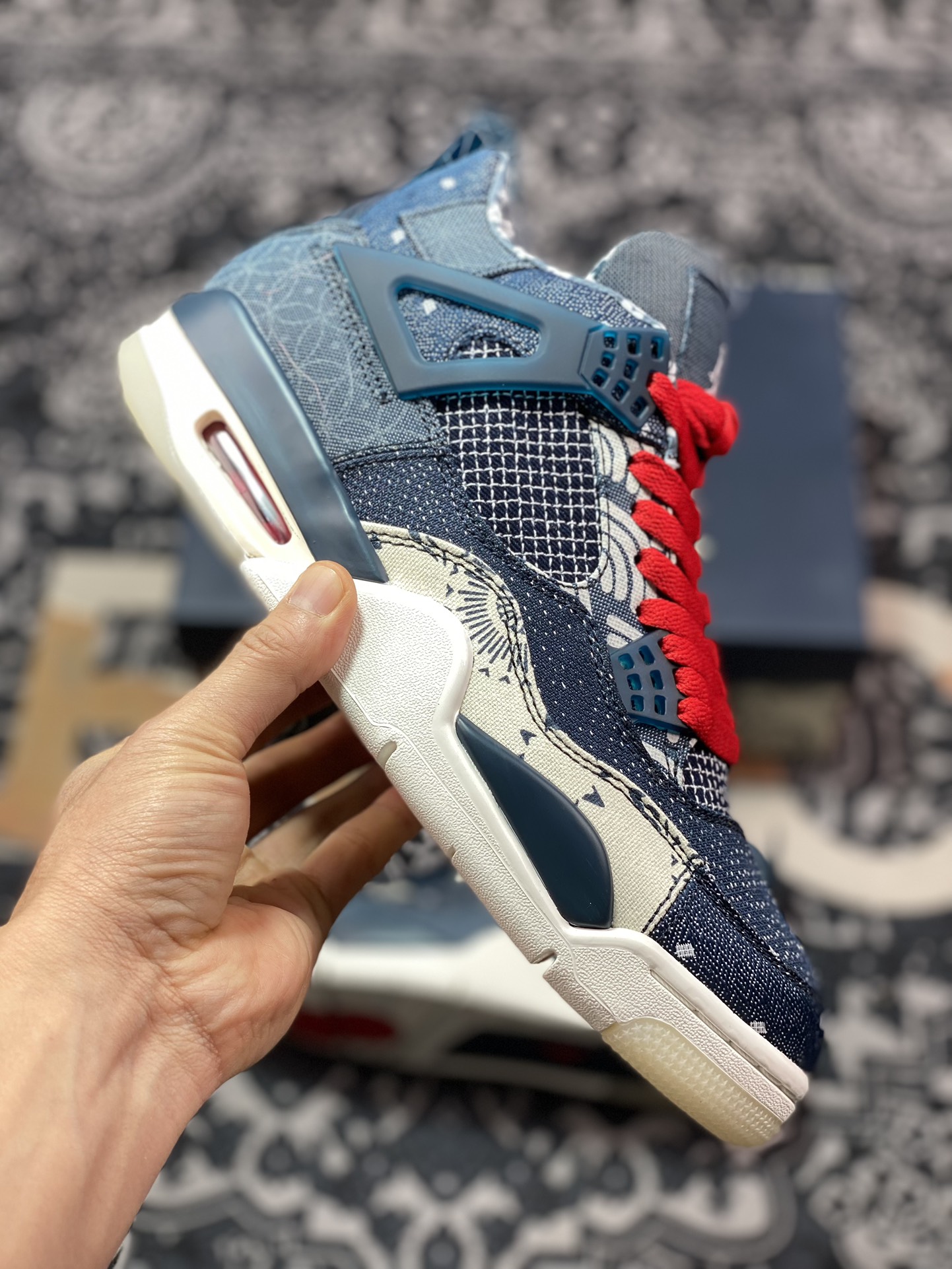 380 原装级别 PB纯原 Jordan Air Jordan 4 retro se ”deep ocean” 减震防滑耐磨 中帮 复古篮球鞋  CW0898-400