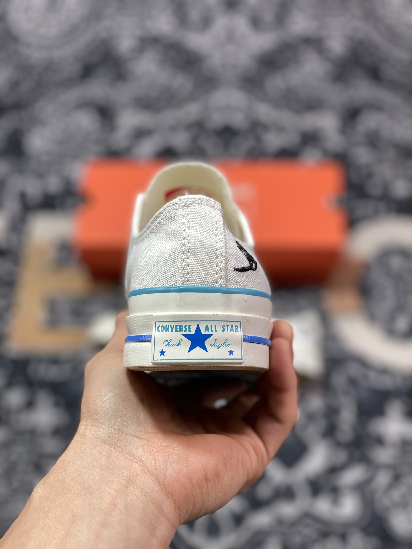 140   Converse Chuck 1970s 匡威官方 刺绣喜鹊鸳鸯鞋水晶大底 A08698C