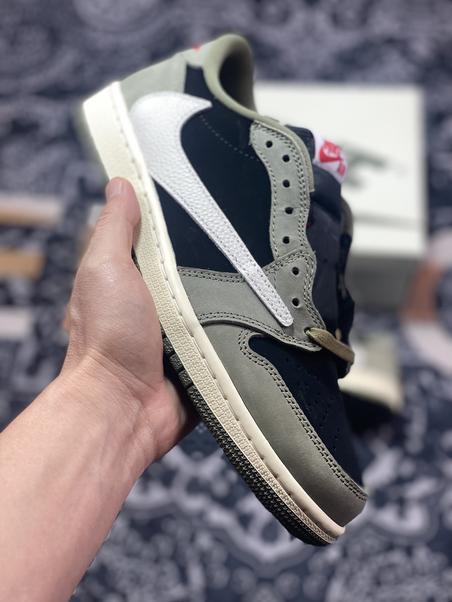 320 原装级别 Travis Scott x Air Jordan 1 Low OG 7.0 低帮 DM7866-002