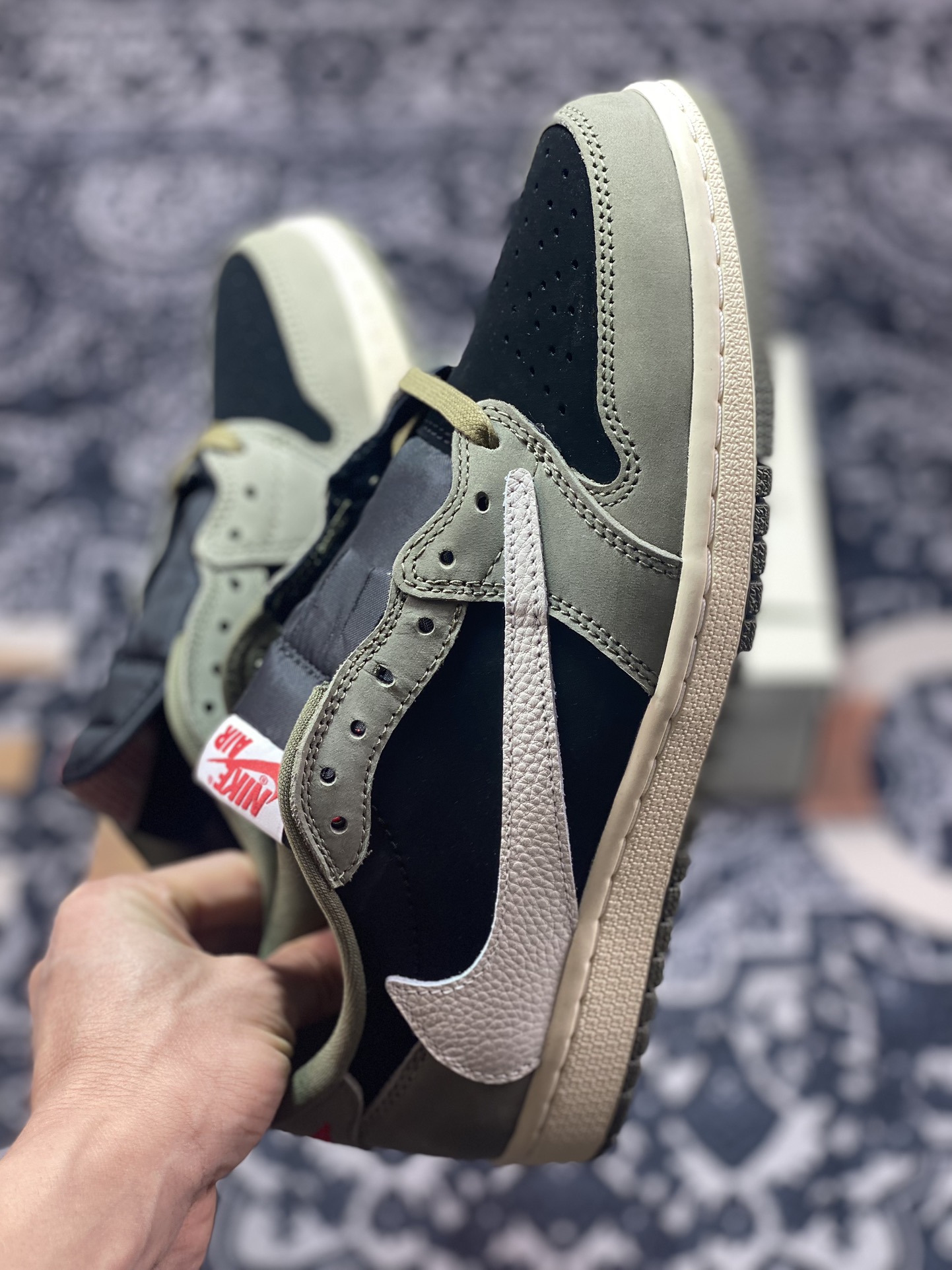 320 原装级别 Travis Scott x Air Jordan 1 Low OG 7.0 低帮 DM7866-002