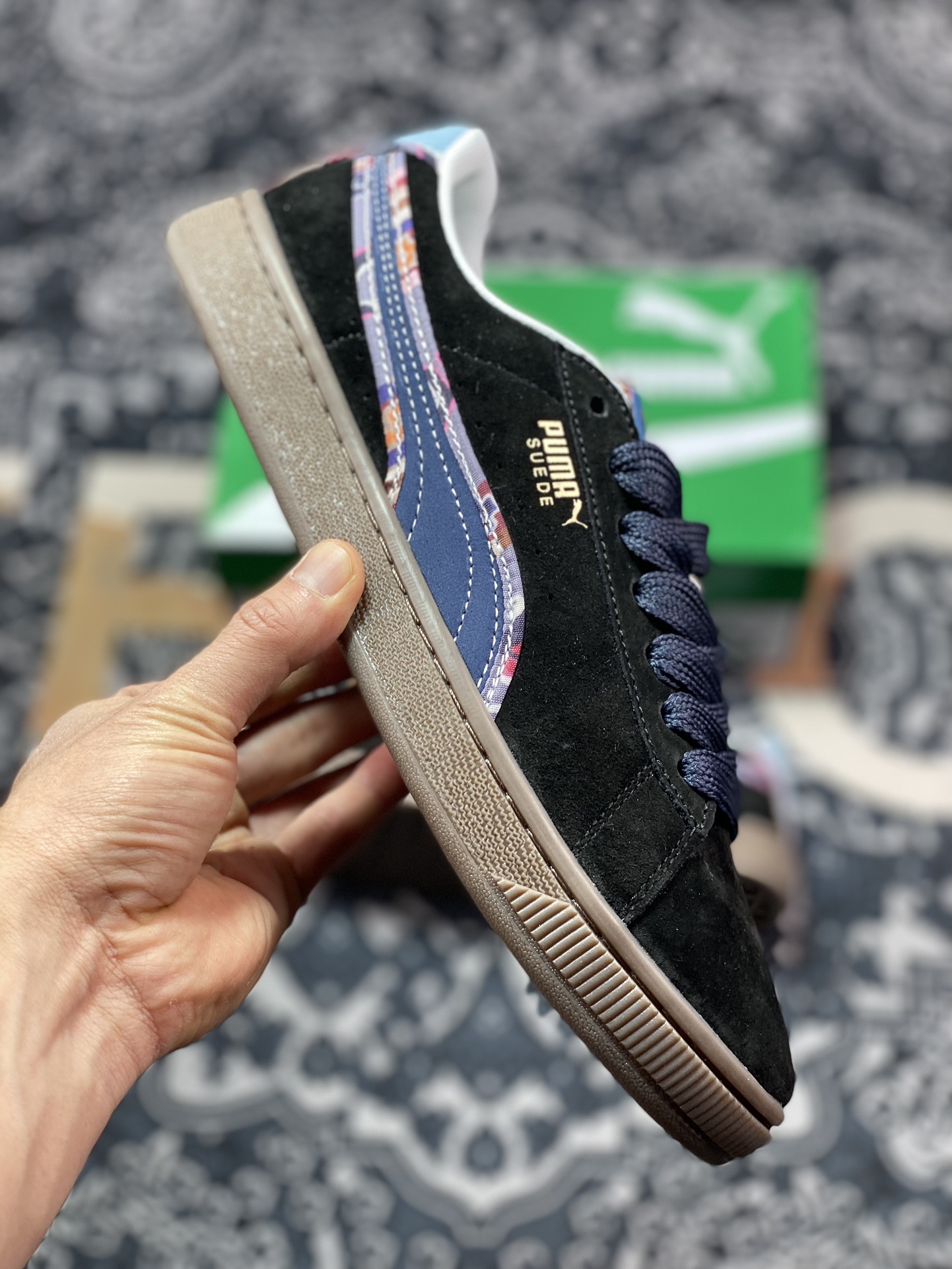 150  原厂级别 彪马 PUMA SUEDE BZ EMB 官方男女款龙年CNY限定休闲板鞋399021-01