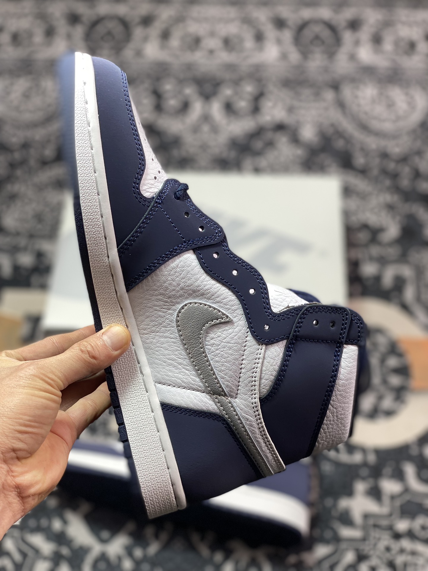 Preferred original export version Air Jordan 1 AJ1 Retro High OG ”Midnight Navy” midnight navy blue DC1788-100