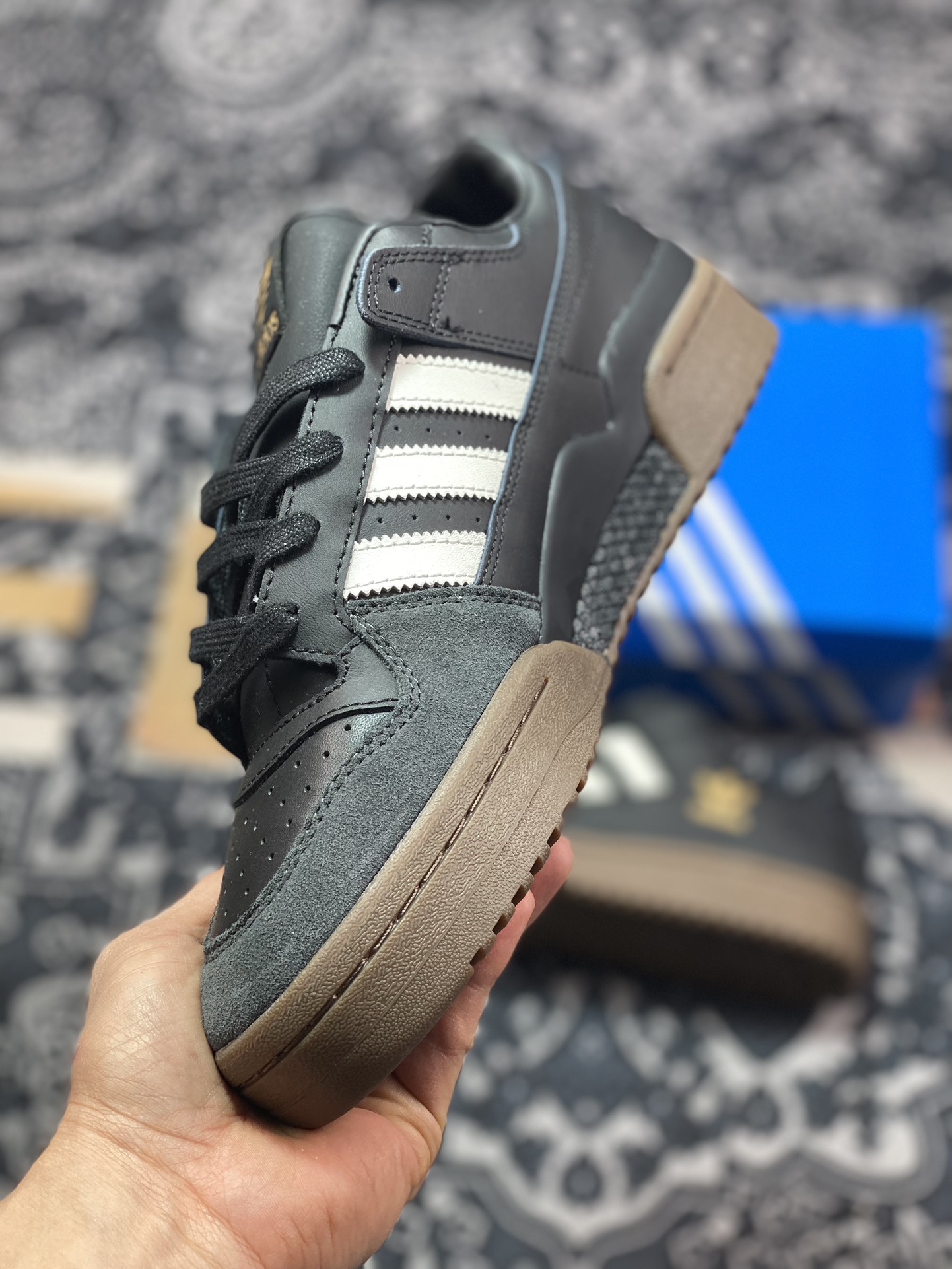 Adidas Originals FORUM Low CL counter synchronization classic sports casual sneakers IG3770